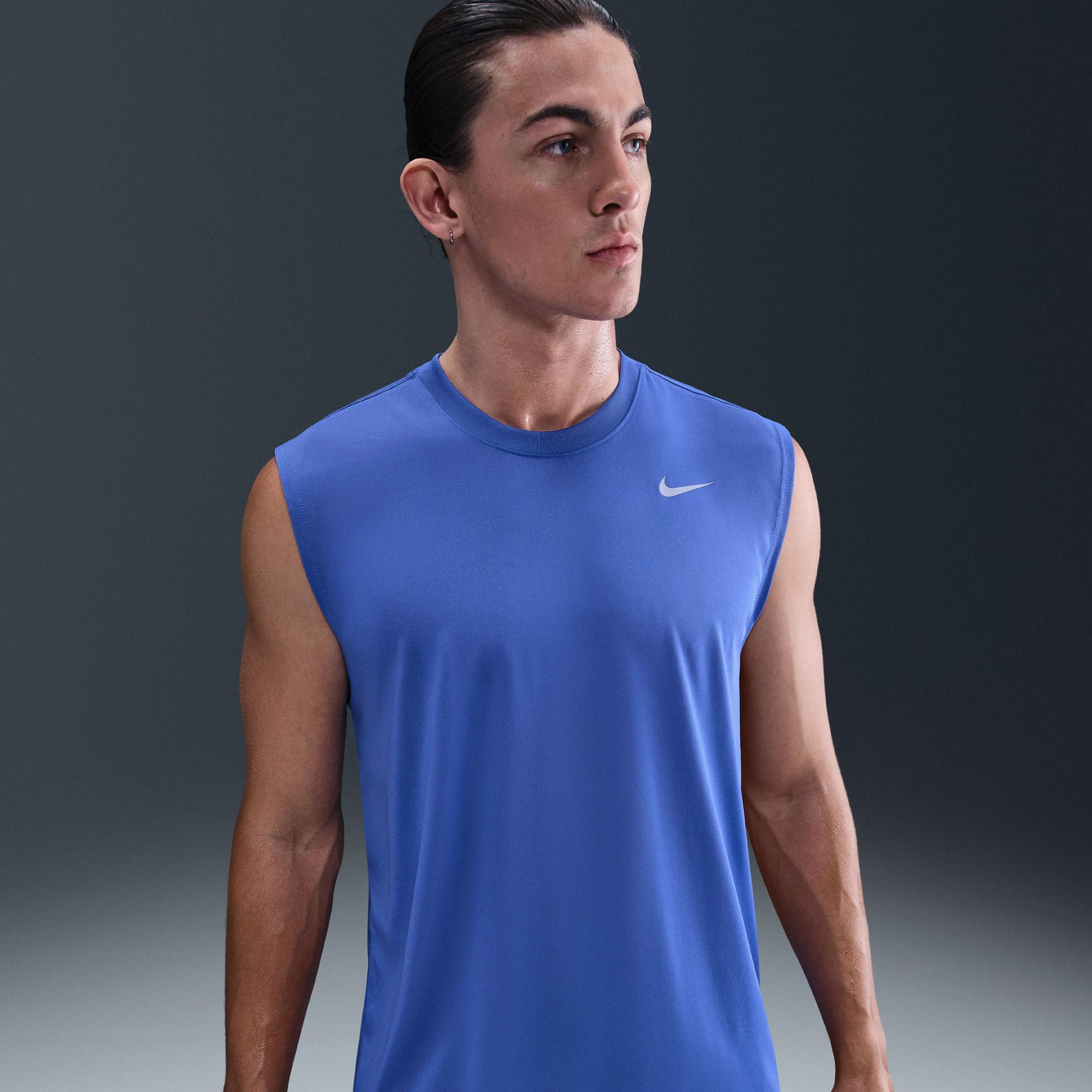 Nike Dri-Fit Legend Erkek Mavi T-Shirt
