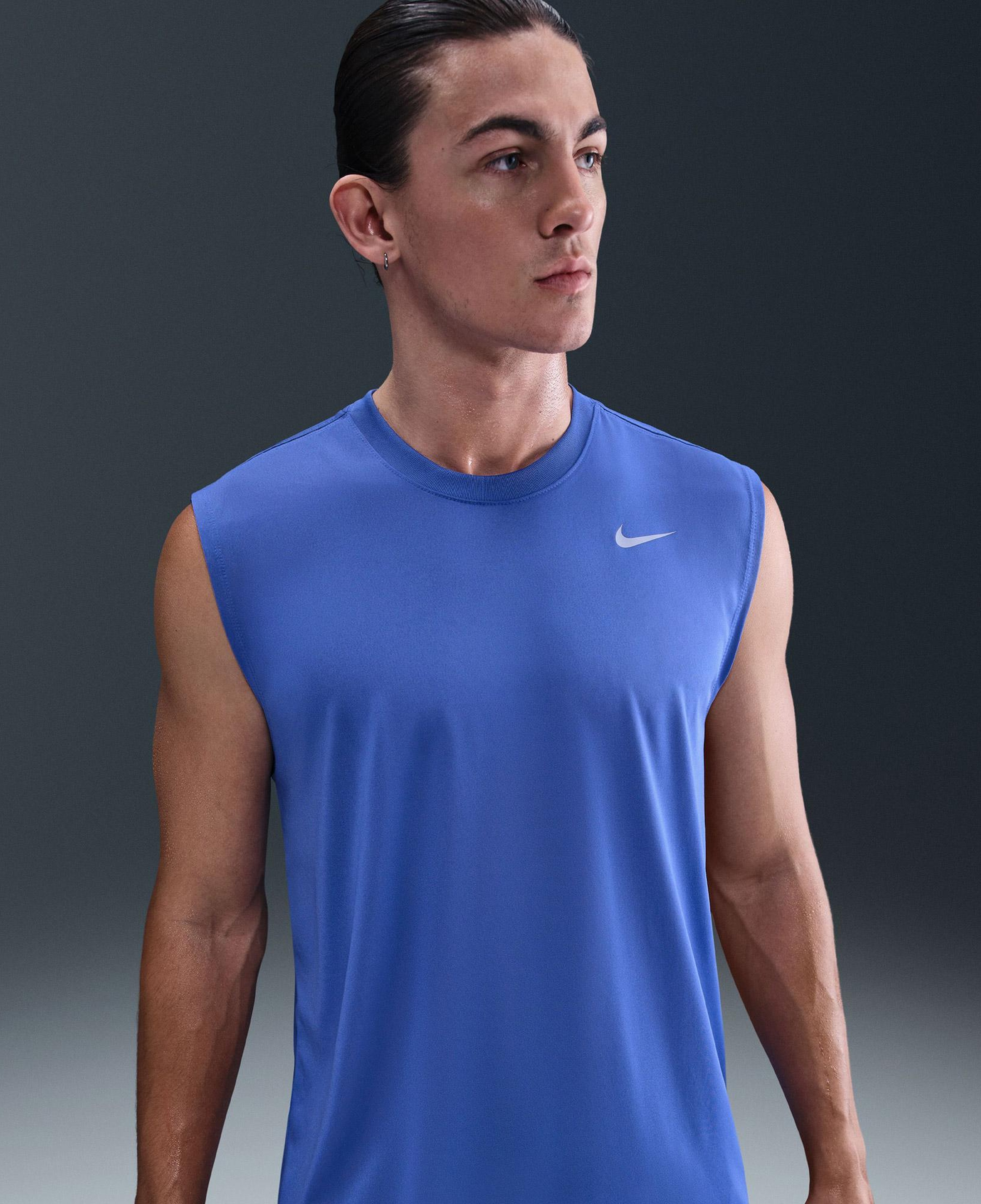 Nike Dri-Fit Legend Erkek Mavi T-Shirt