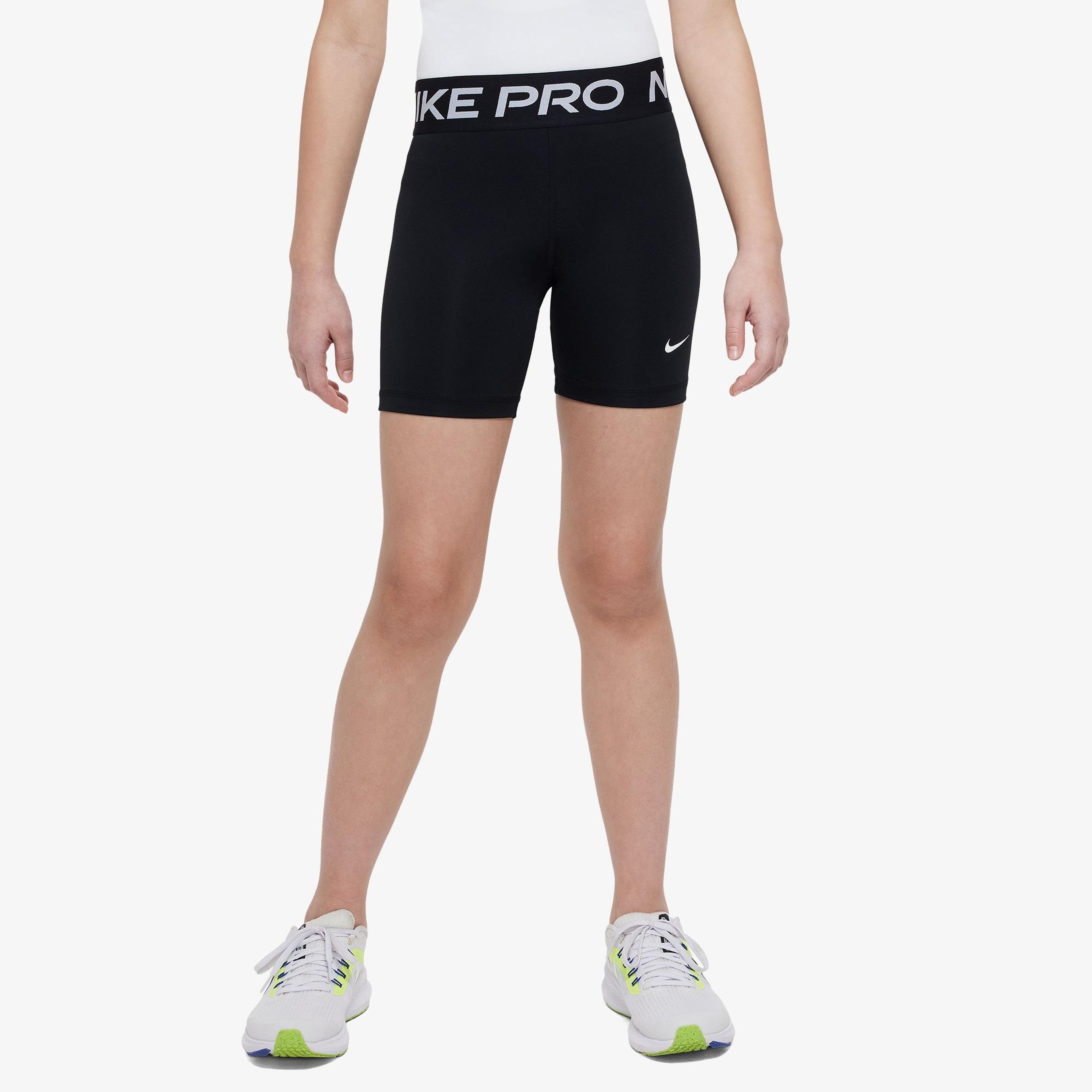 Nike Pro Dri-Fit 13 cm Çocuk Siyah Kısa Tayt