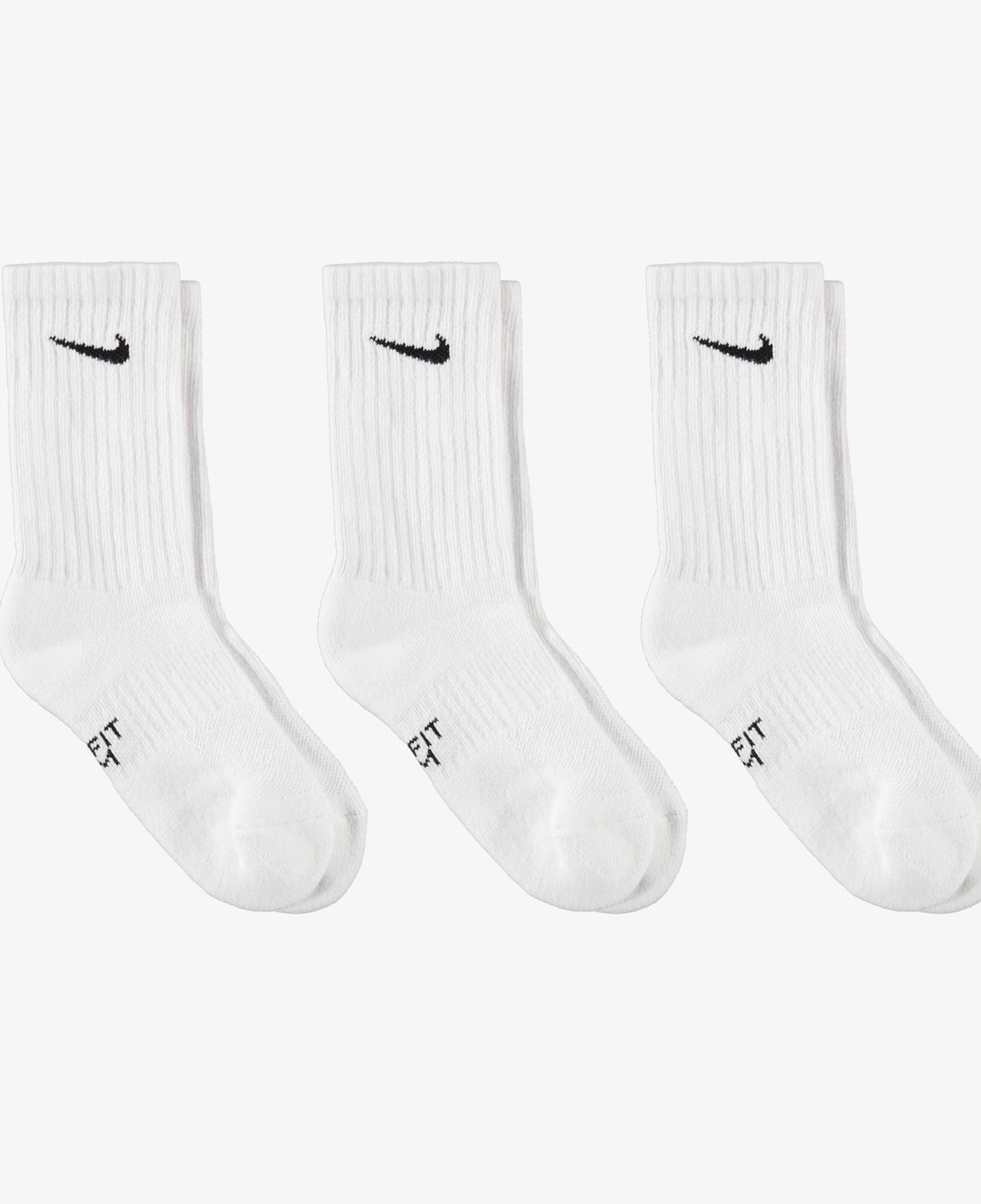 Nike Everyday 3'lü Çocuk Beyaz Çorap