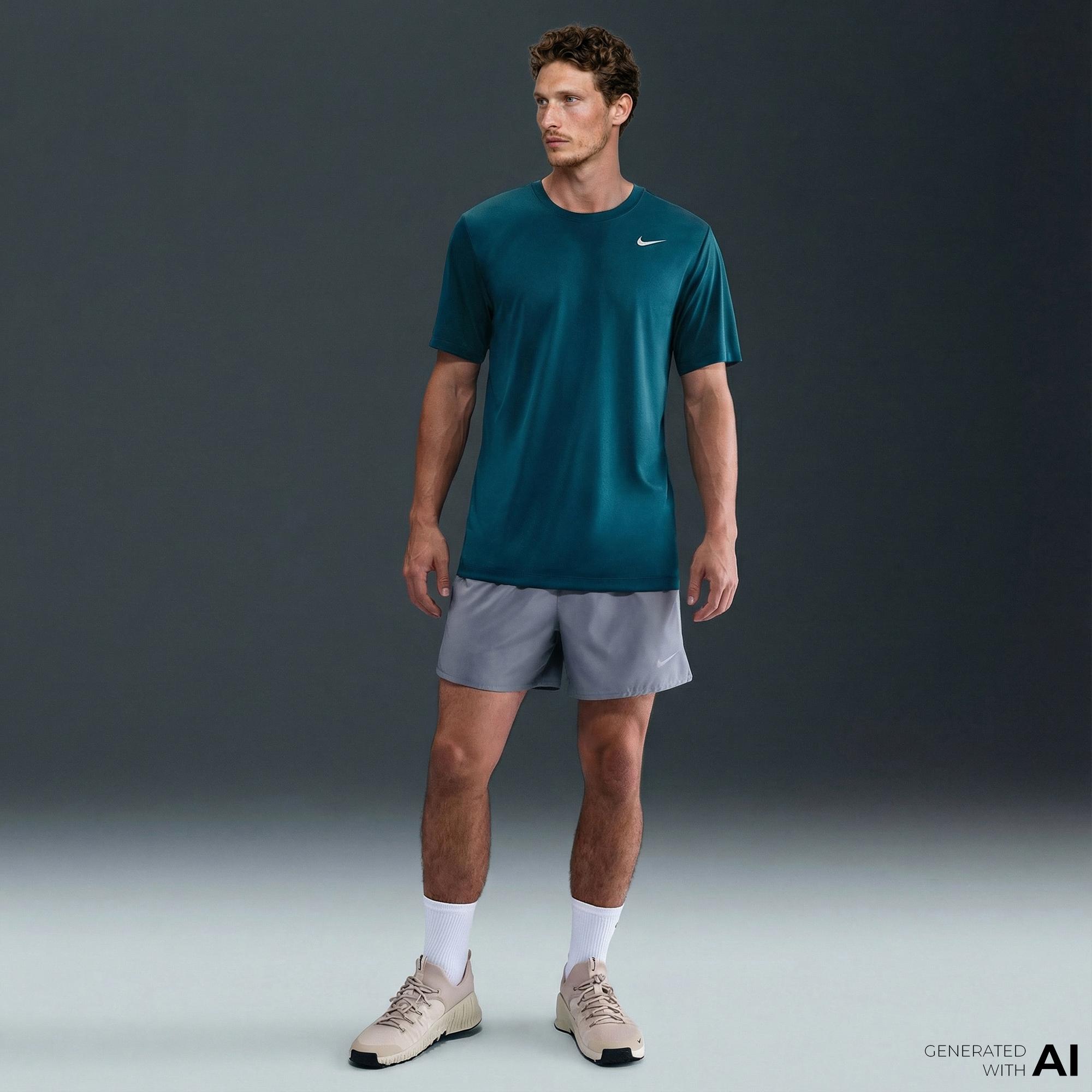 Nike Dri-Fit Legend Erkek Mavi T-Shirt