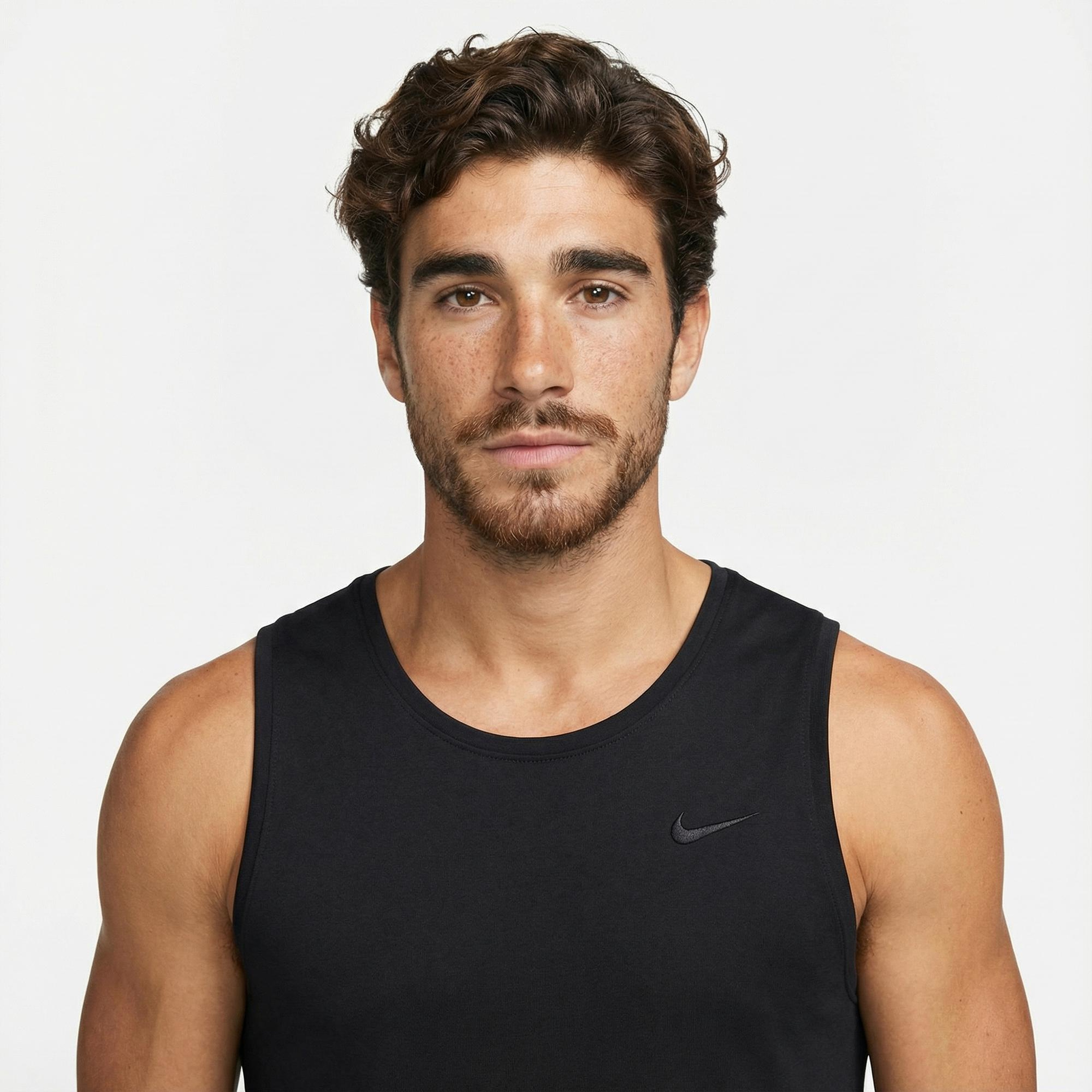 Nike Dri-Fit Primary Tank Erkek Siyah Kolsuz T-Shirt
