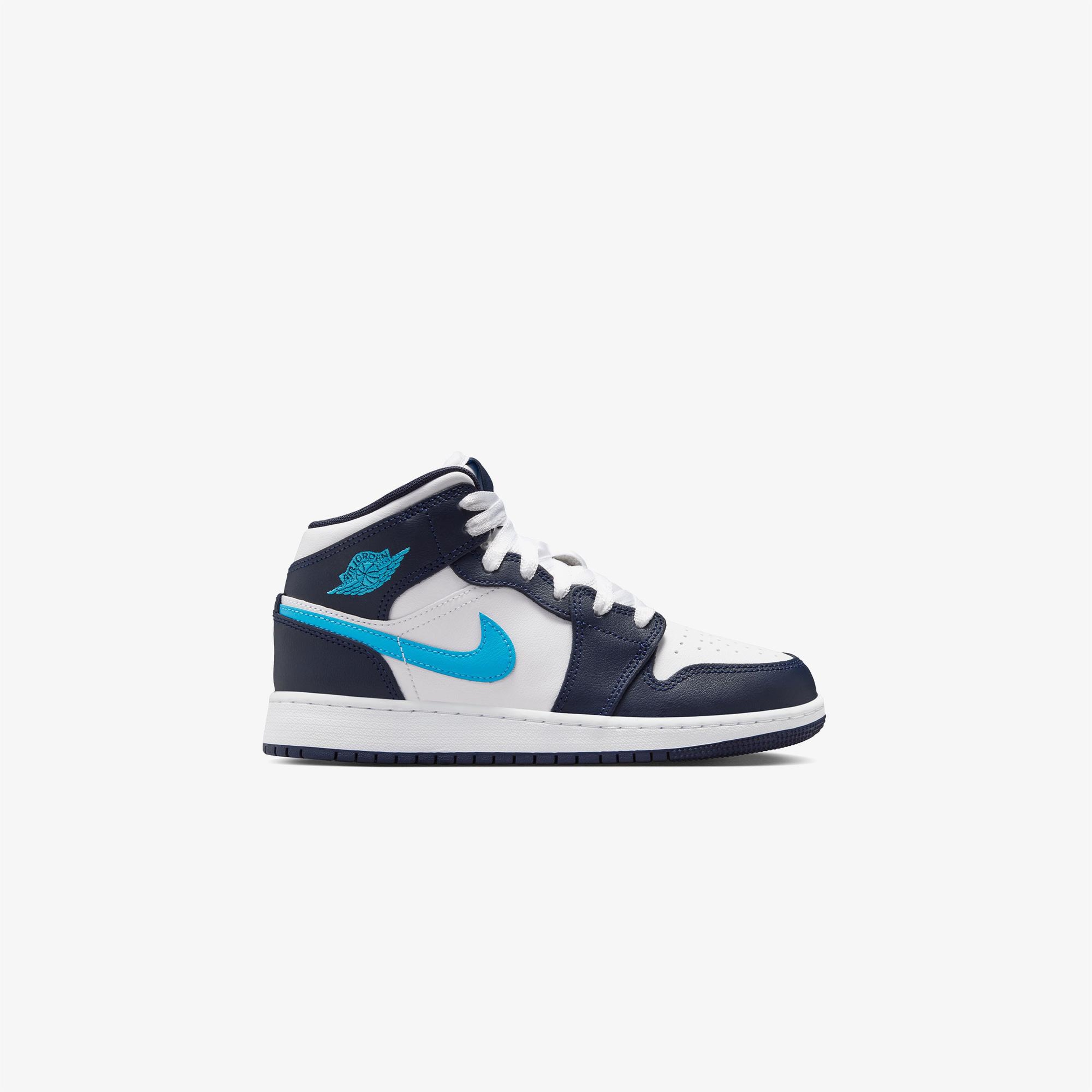 Jordan Air 1 Mid Lacivert Spor Ayakkabı