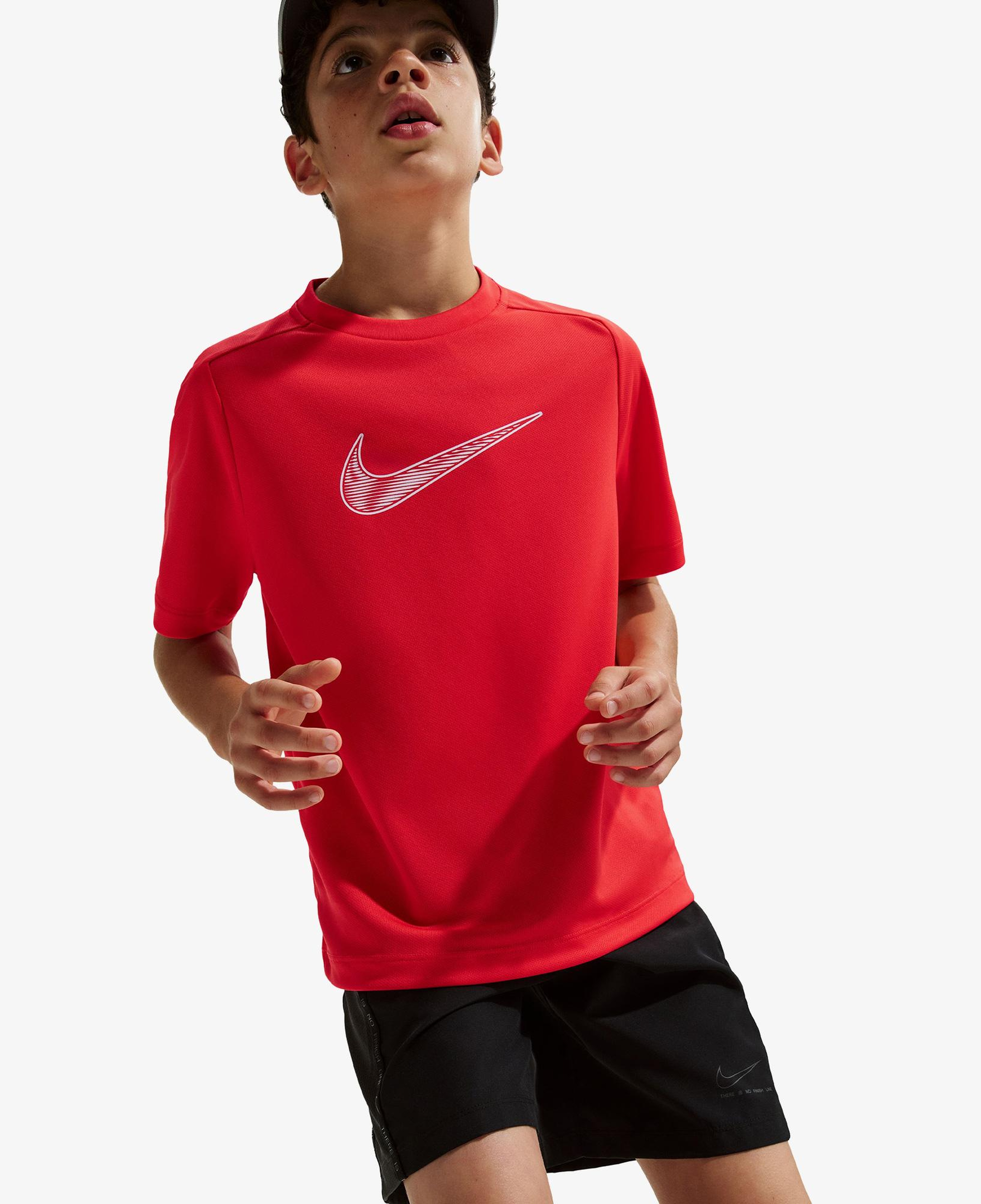 Nike Dri-Fit Multi Çocuk Kırmızı T-Shirt