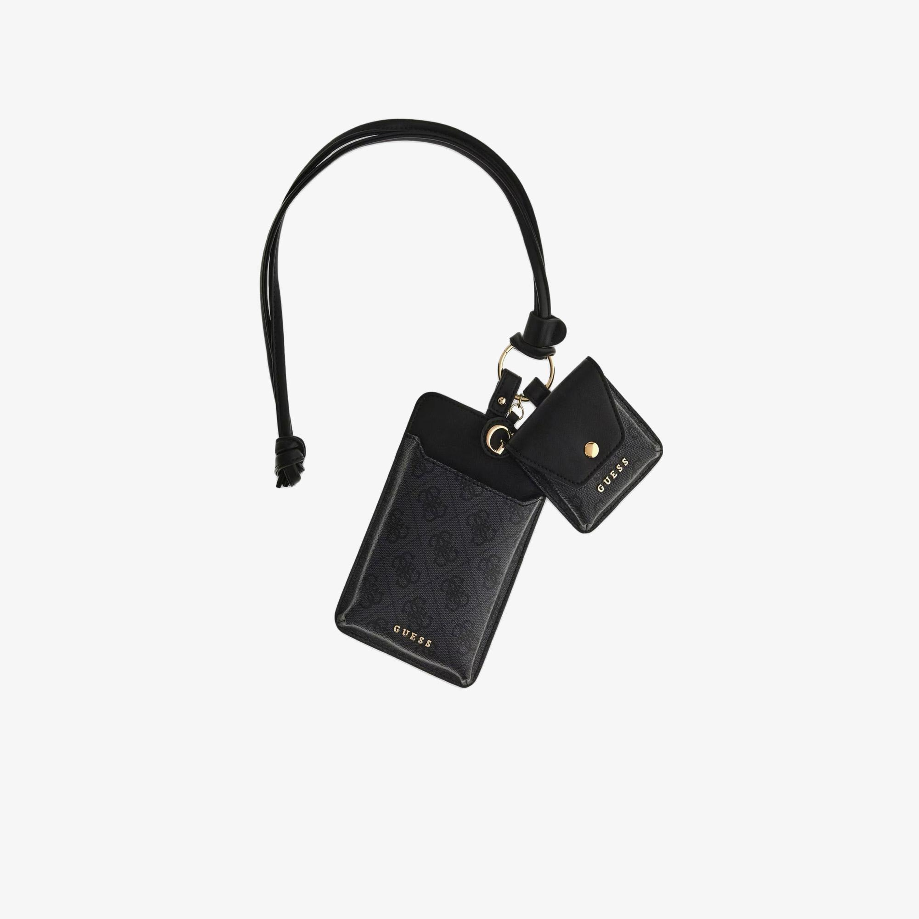 Guess Not Coordinated Kadın Siyah Telefon Askısı