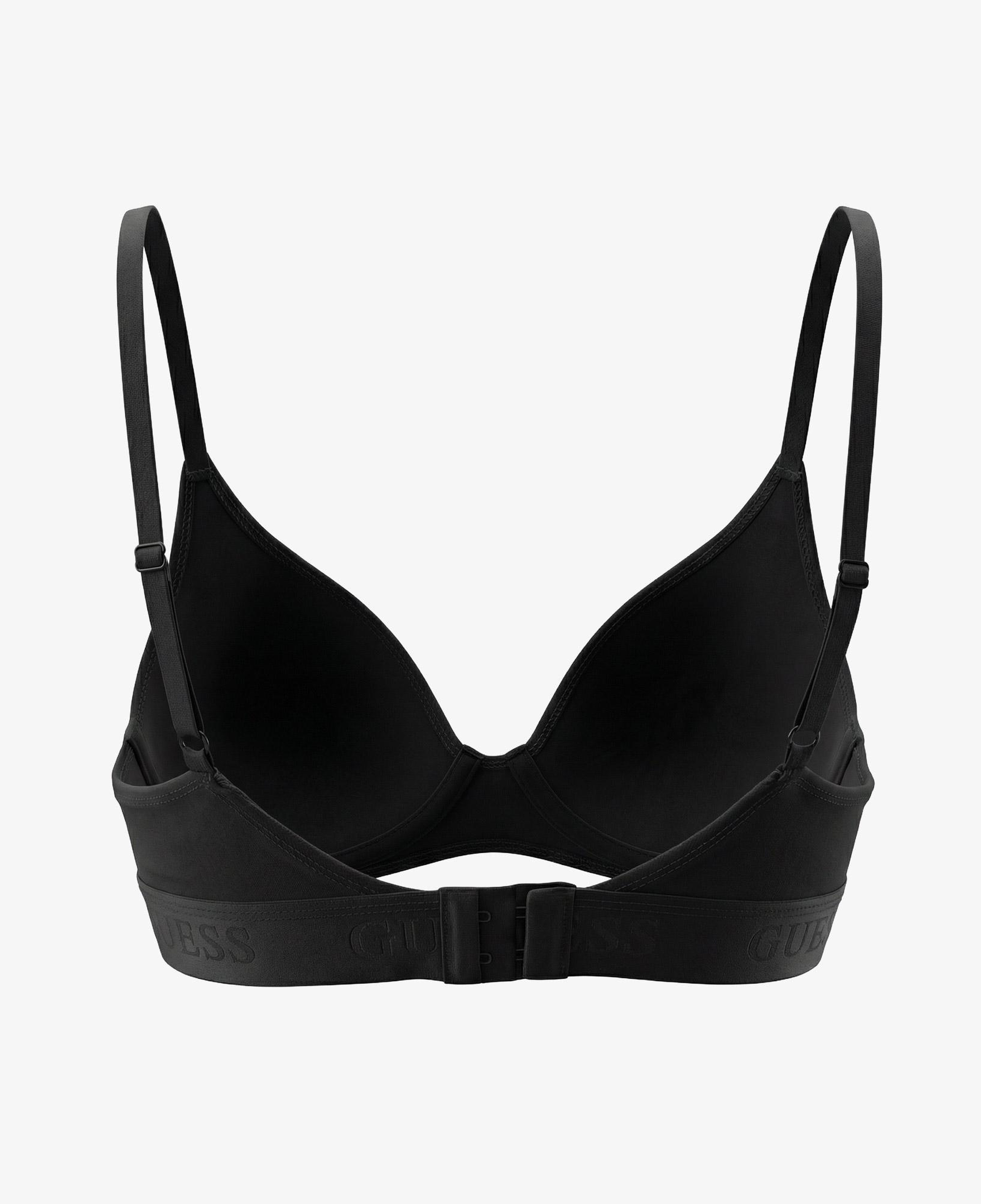 Guess Marika Modal Karışımlı Üçgen Kadın Siyah Sütyen