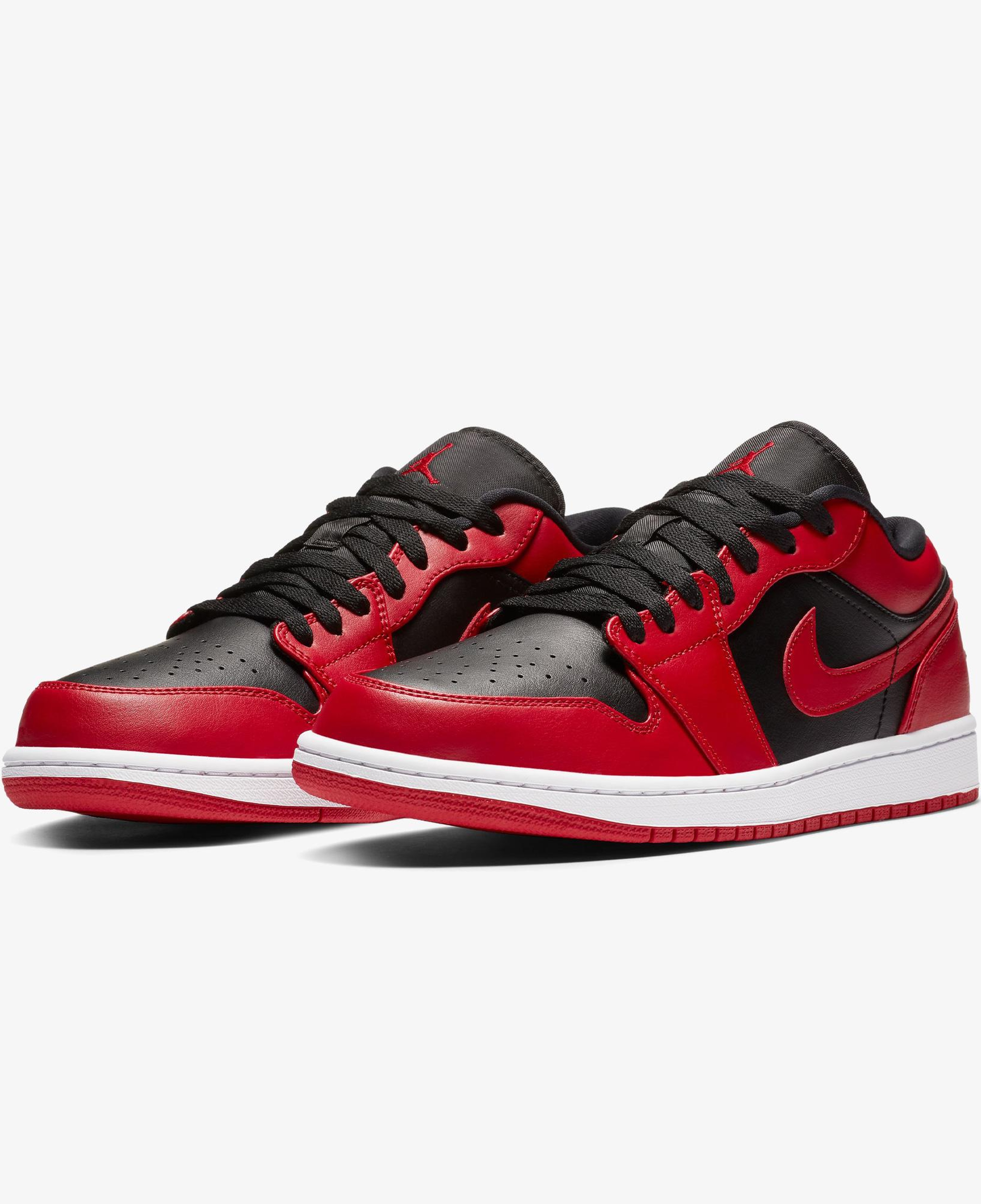 Jordan Air 1 Low Erkek Kırmızı Spor Ayakkabı