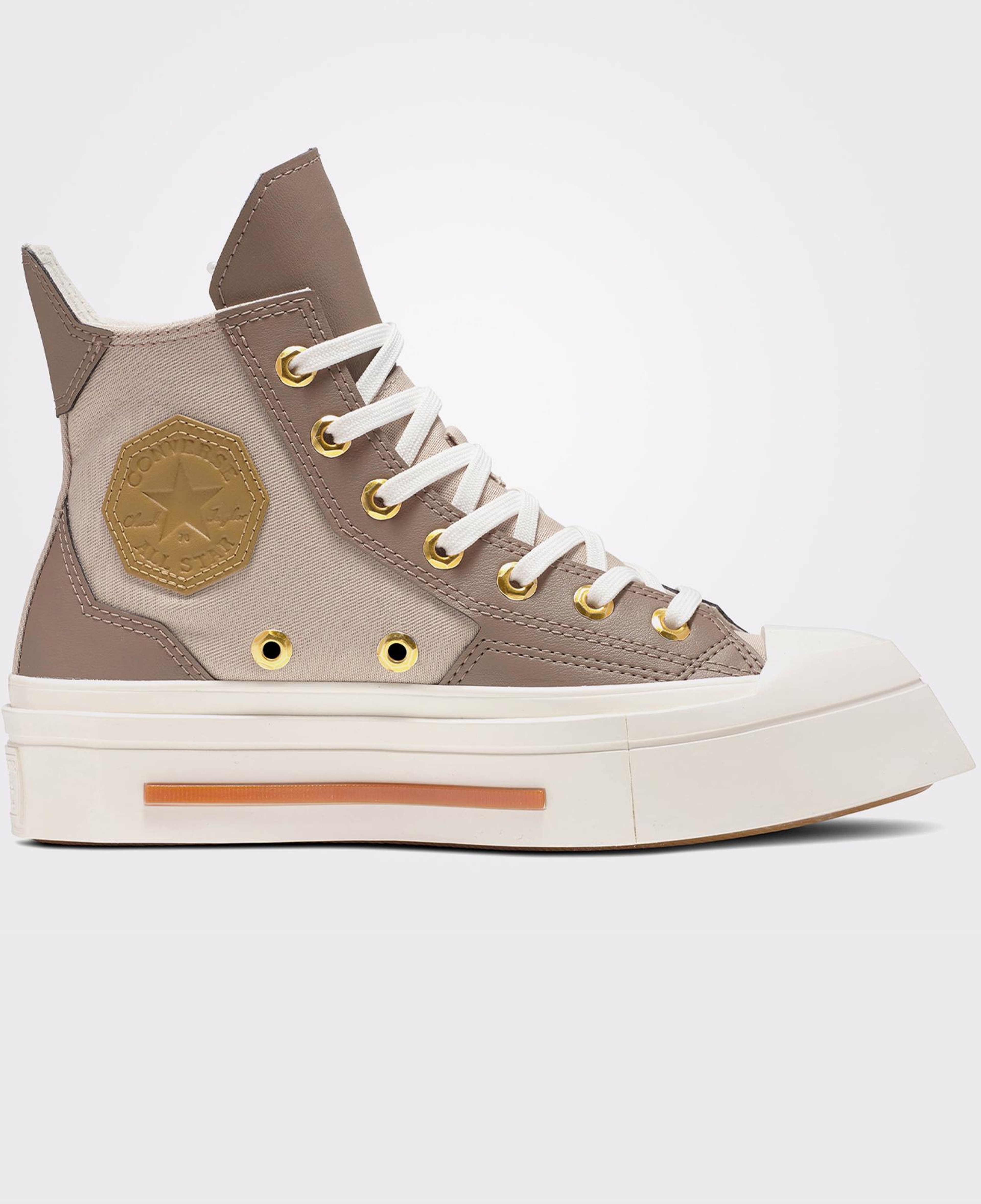 Converse Chuck 70 De Luxe Squared Unisex Kahverengi Platform Sneaker