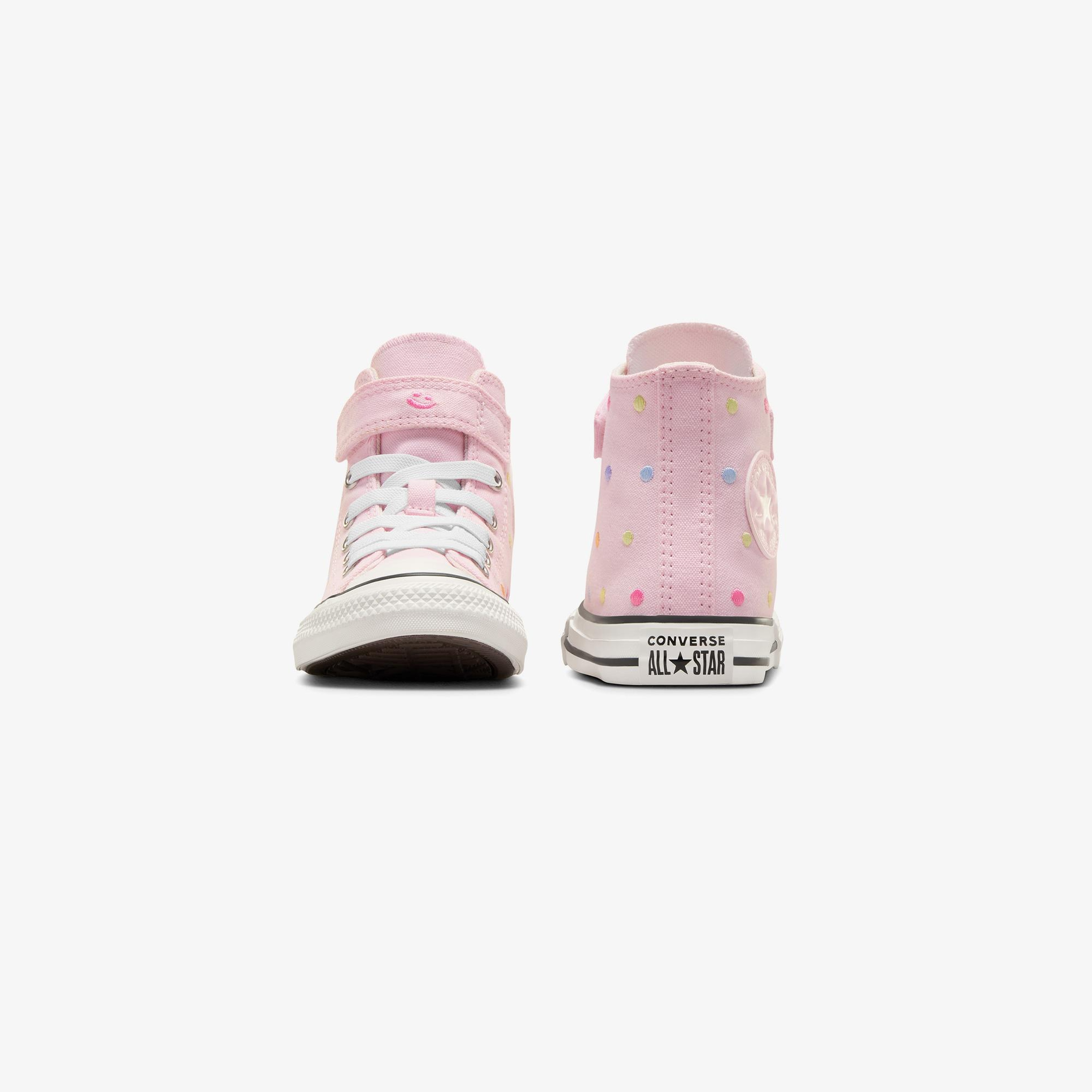 Converse Chuck Taylor All Star 1V Polka Dots Çocuk Pembe Sneaker