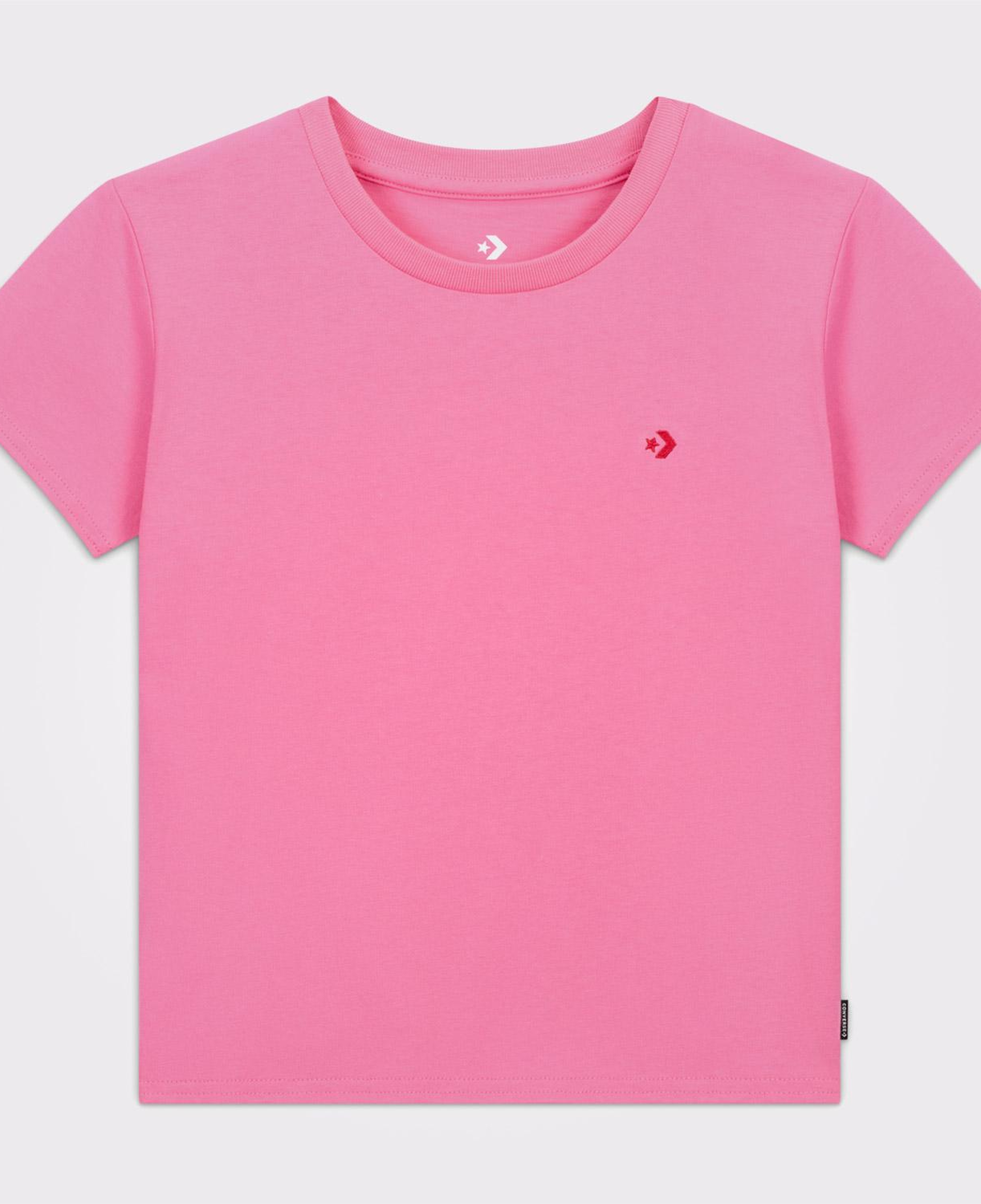 Converse Slim Fit Kadın Pembe T-Shirt