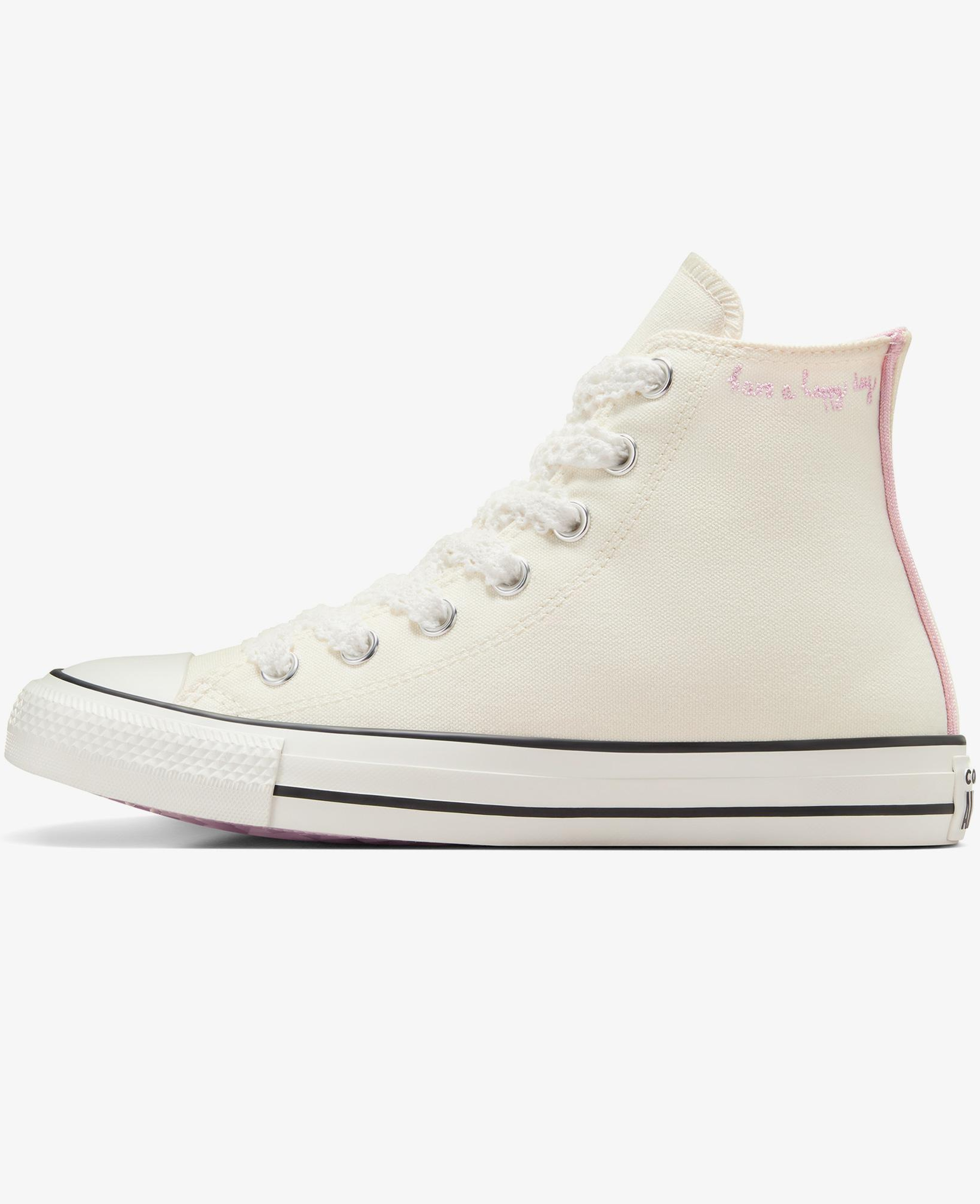 Converse Chuck Taylor All Star Crochet Laces Kadın Krem Sneaker