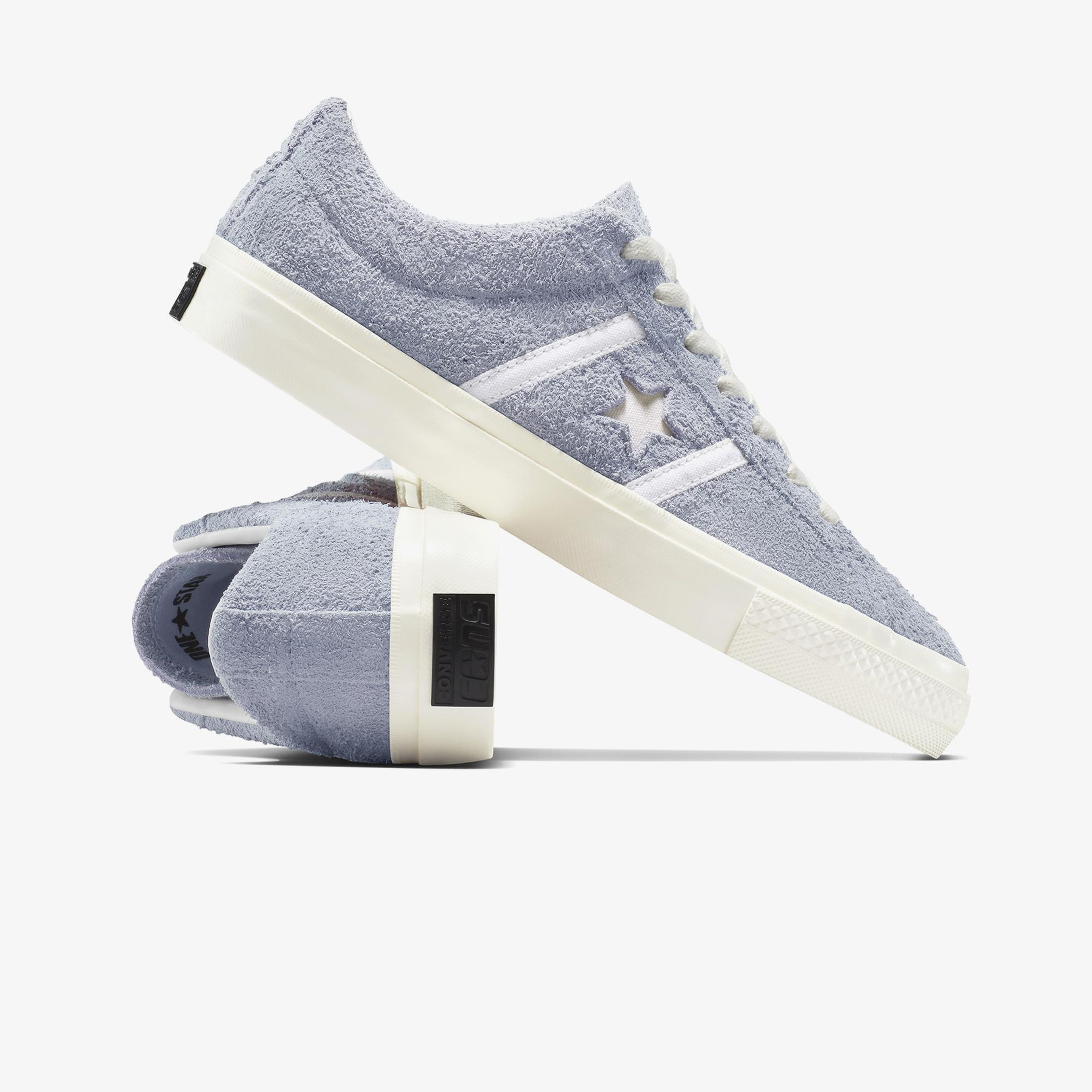 Converse One Star Academy Pro Unisex Gri Süet Sneaker