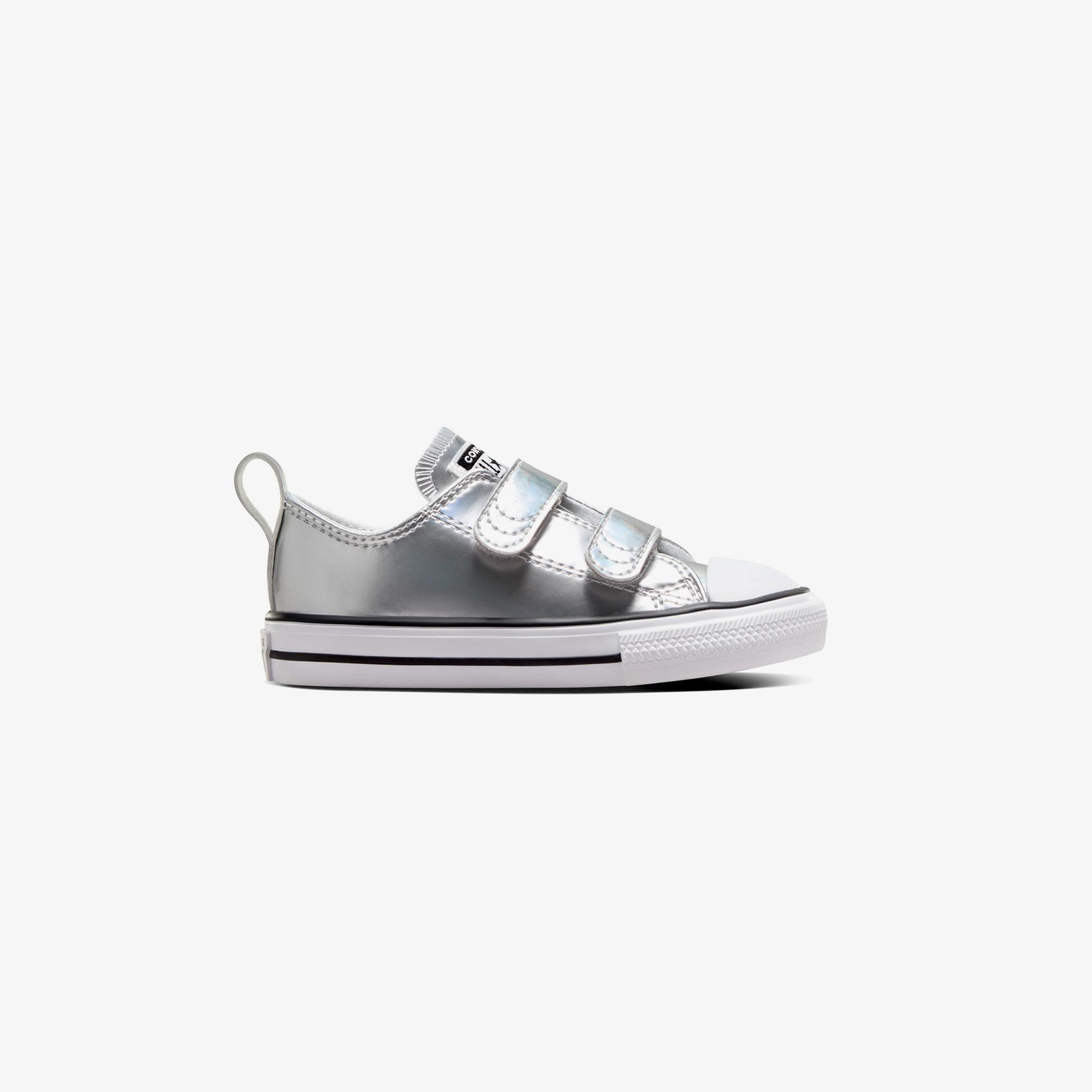 Converse Chuck Taylor All Star 2V Metallic Çocuk Gri Sneaker