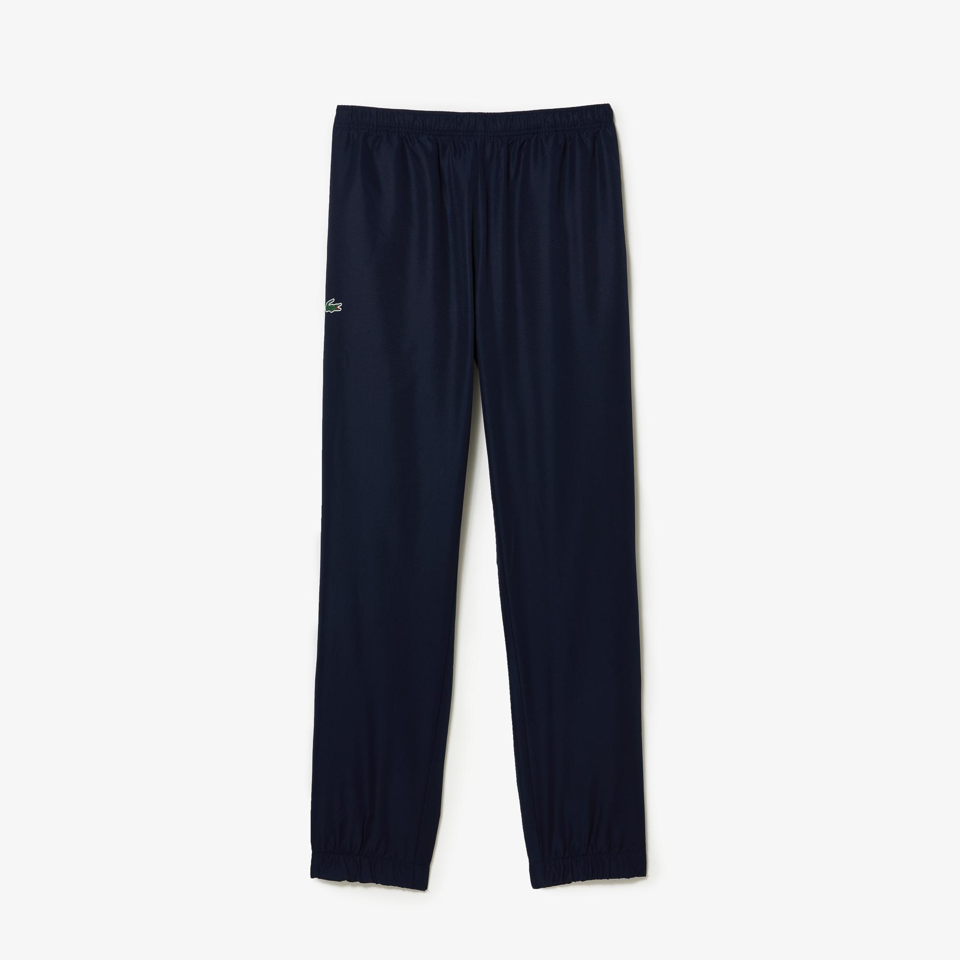 Lacoste Erkek Regular Fit Kapüşonlu Baskılı Lacivert Eşofman Takımı