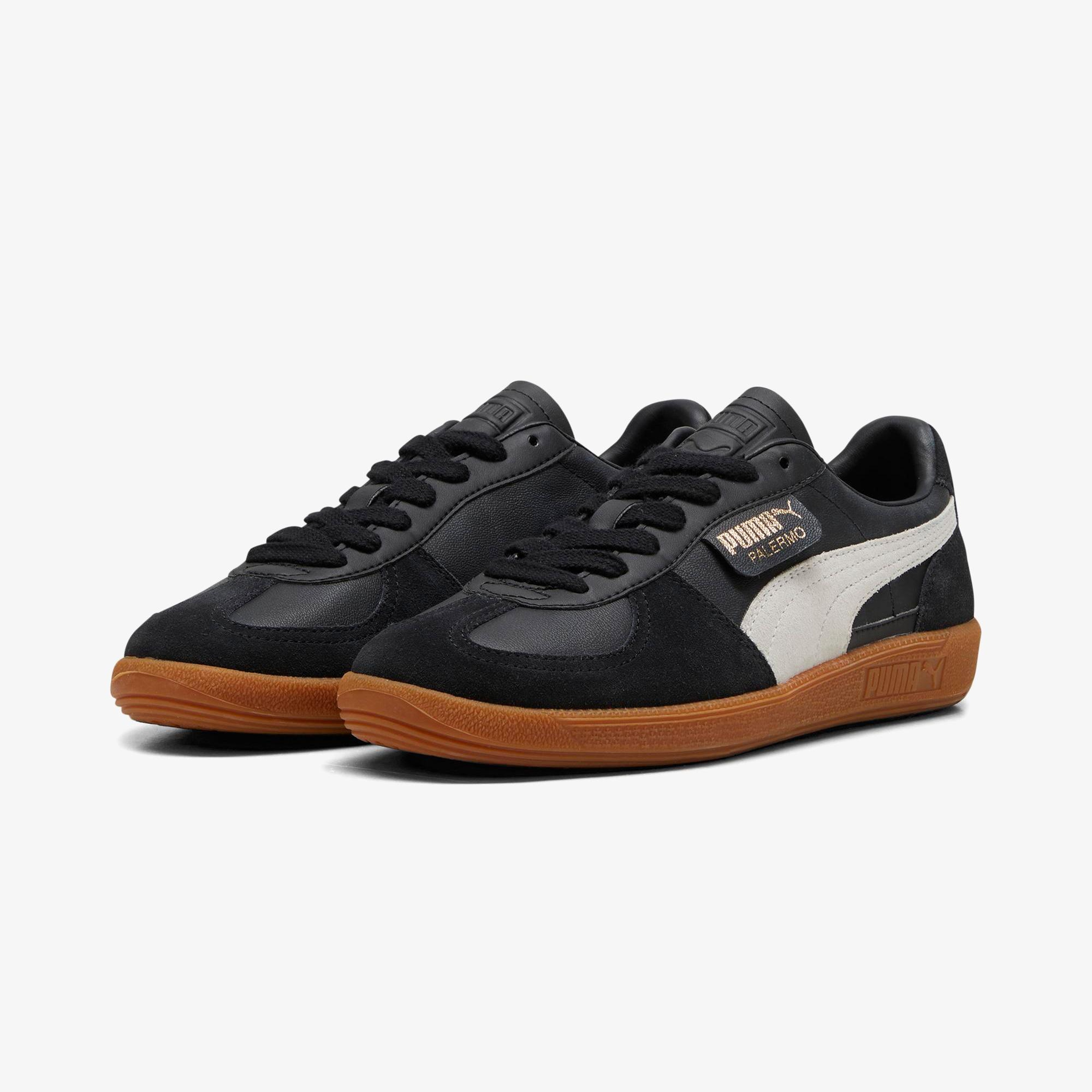 Puma Palermo Leather Unisex Siyah Spor Ayakkabı