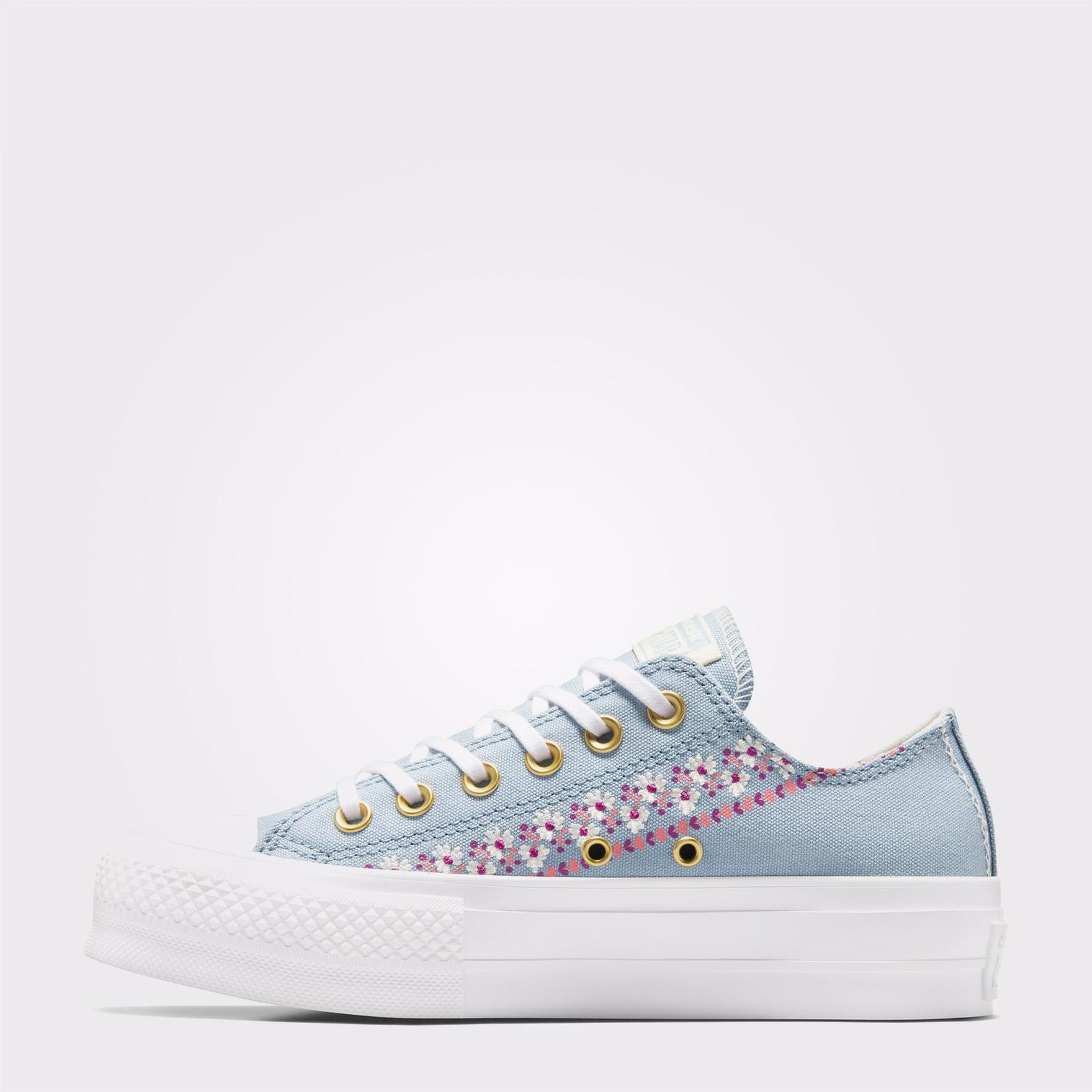 Converse Chuck Taylor All Star Lift Kadın Mavi Platform Sneaker