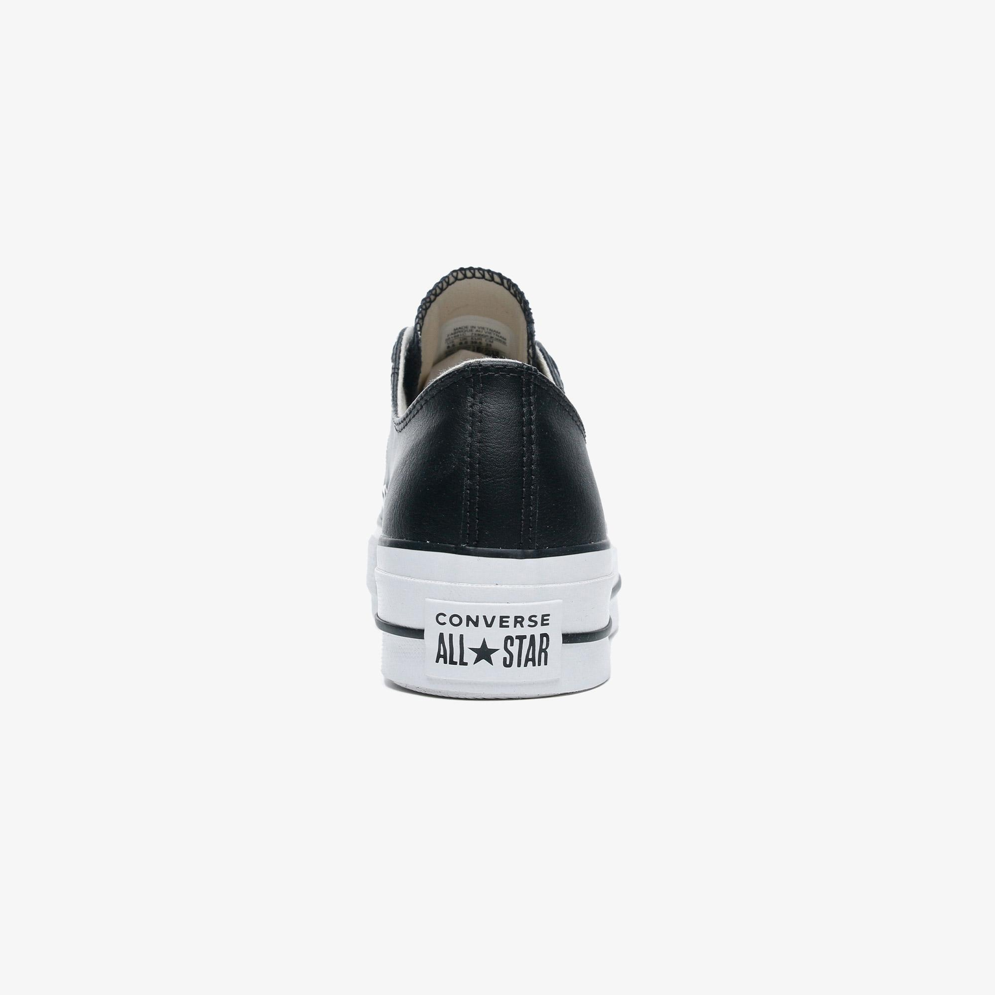 Converse Chuck Taylor All Star Lift Unisex Siyah Deri Platform Sneaker