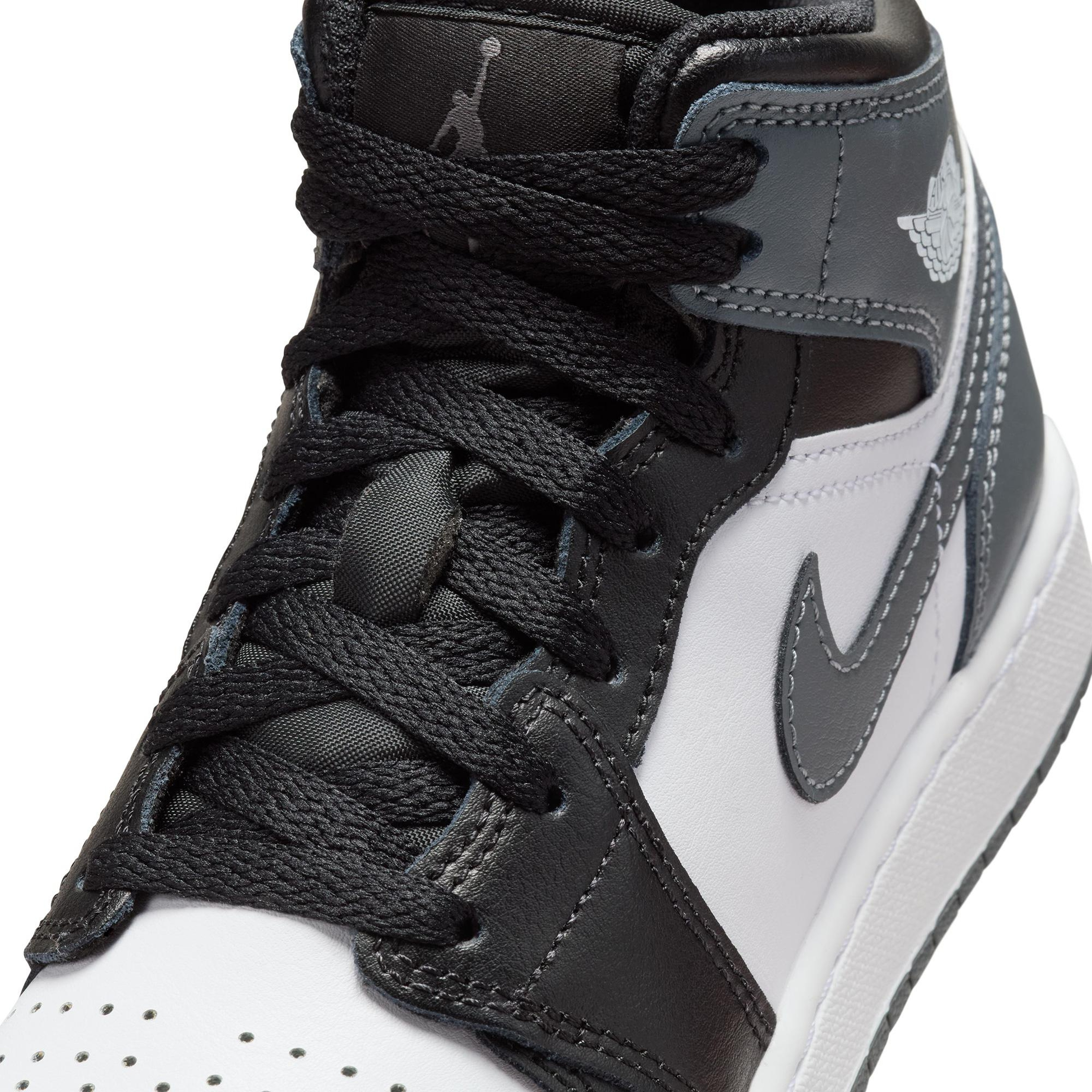 Jordan Air 1 Mid Genç Siyah Spor Ayakkabı