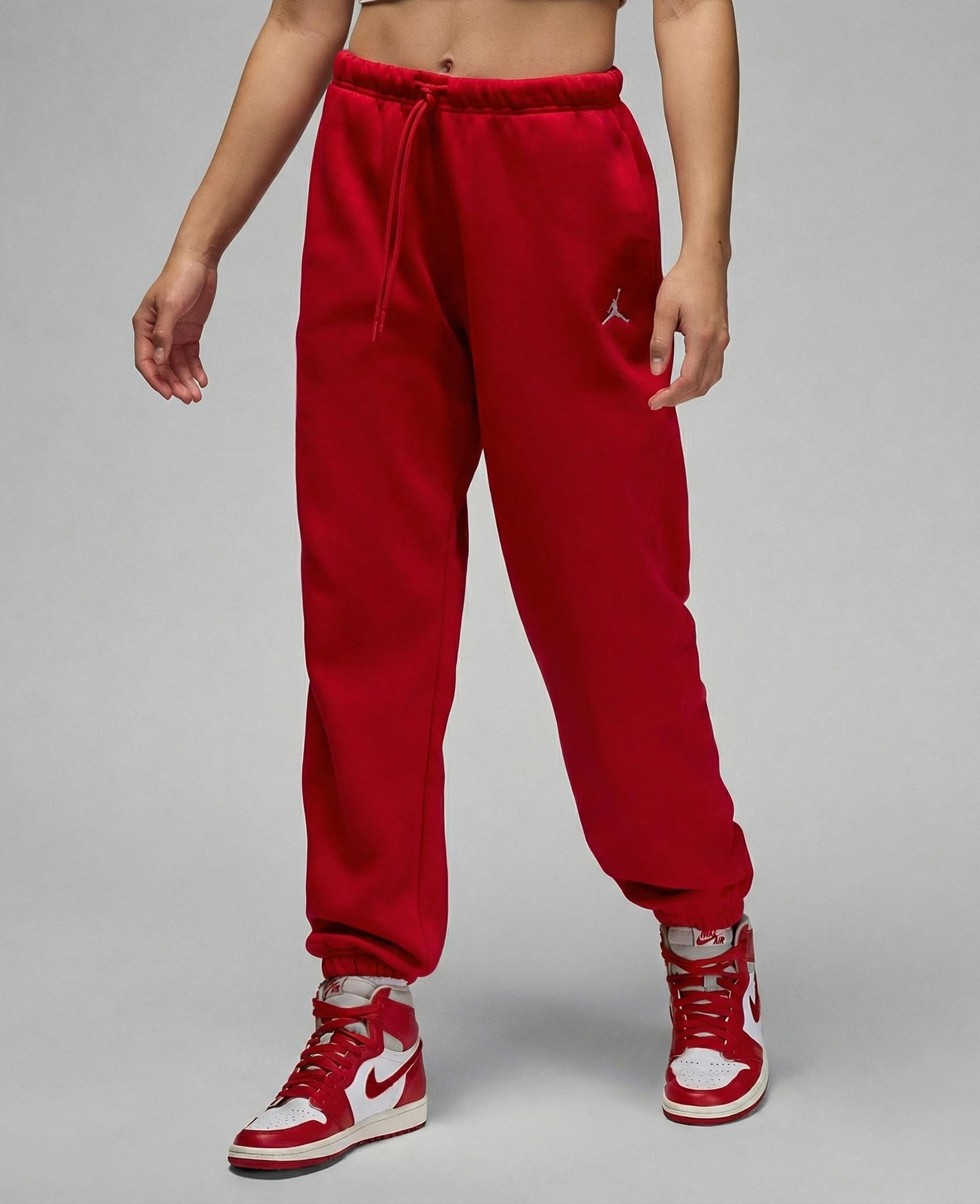 Jordan Brooklyn Fleece Kadın Kırmızı Eşofman Altı