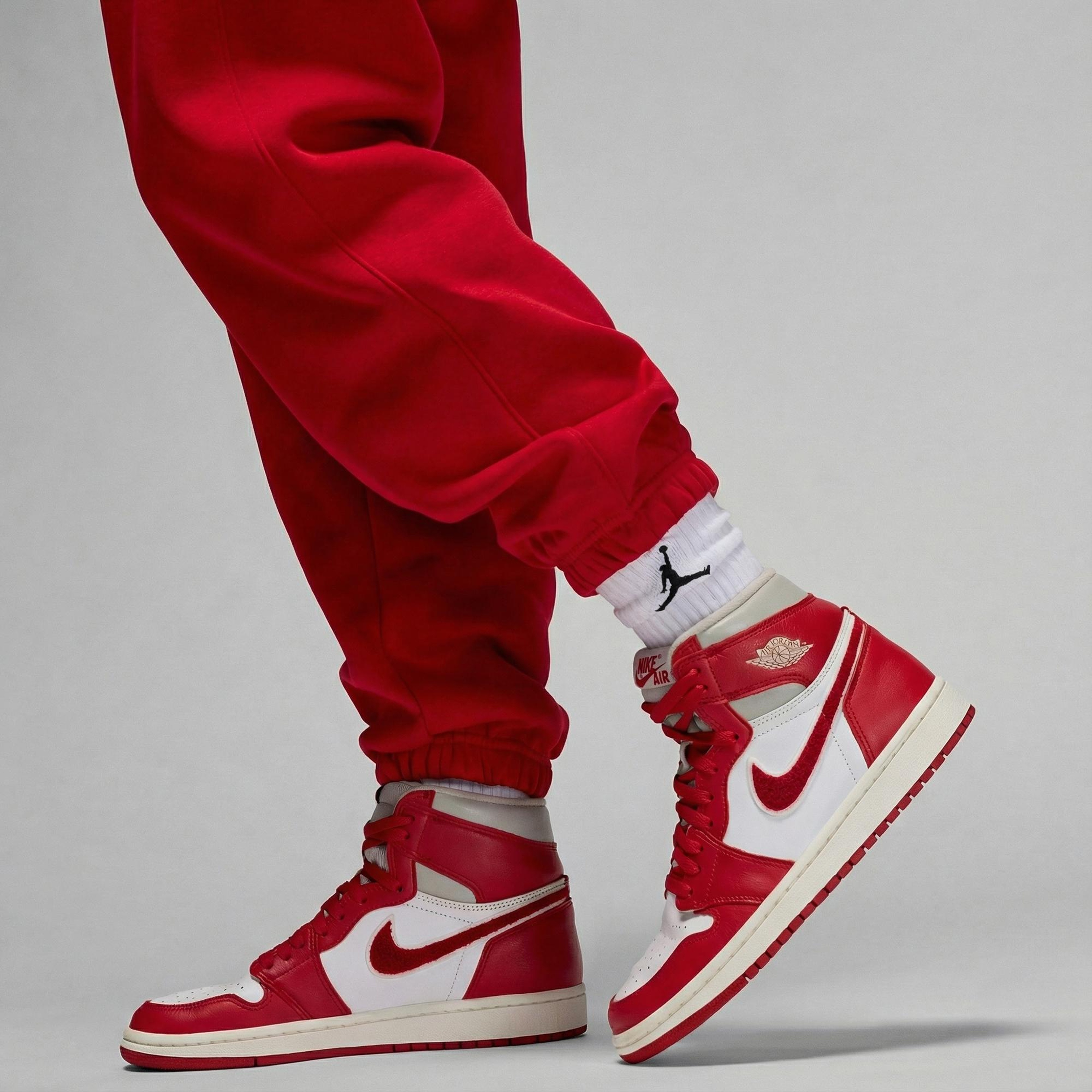 Jordan Brooklyn Fleece Kadın Kırmızı Eşofman Altı