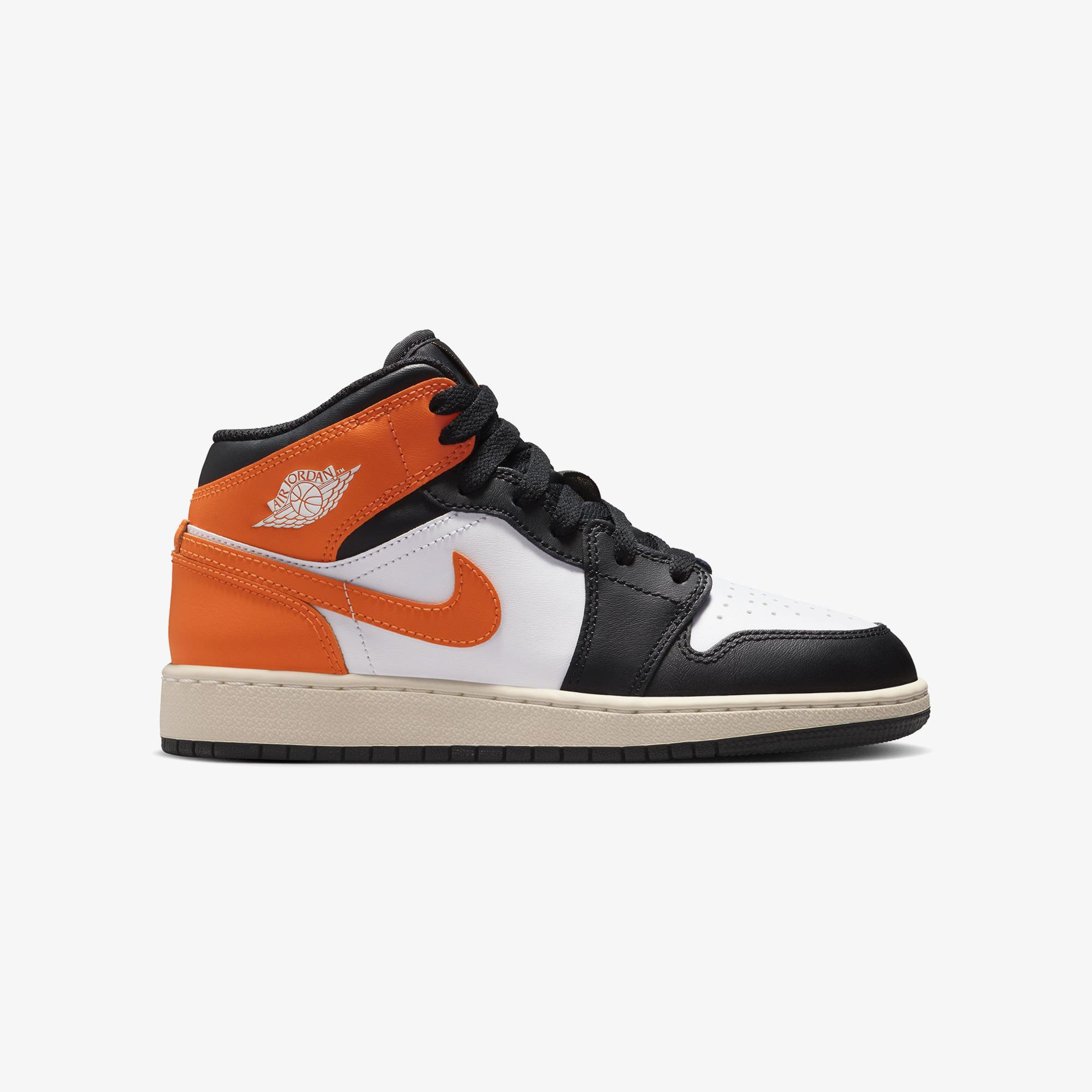 Jordan Air 1 Mid Turuncu Spor Ayakkabı