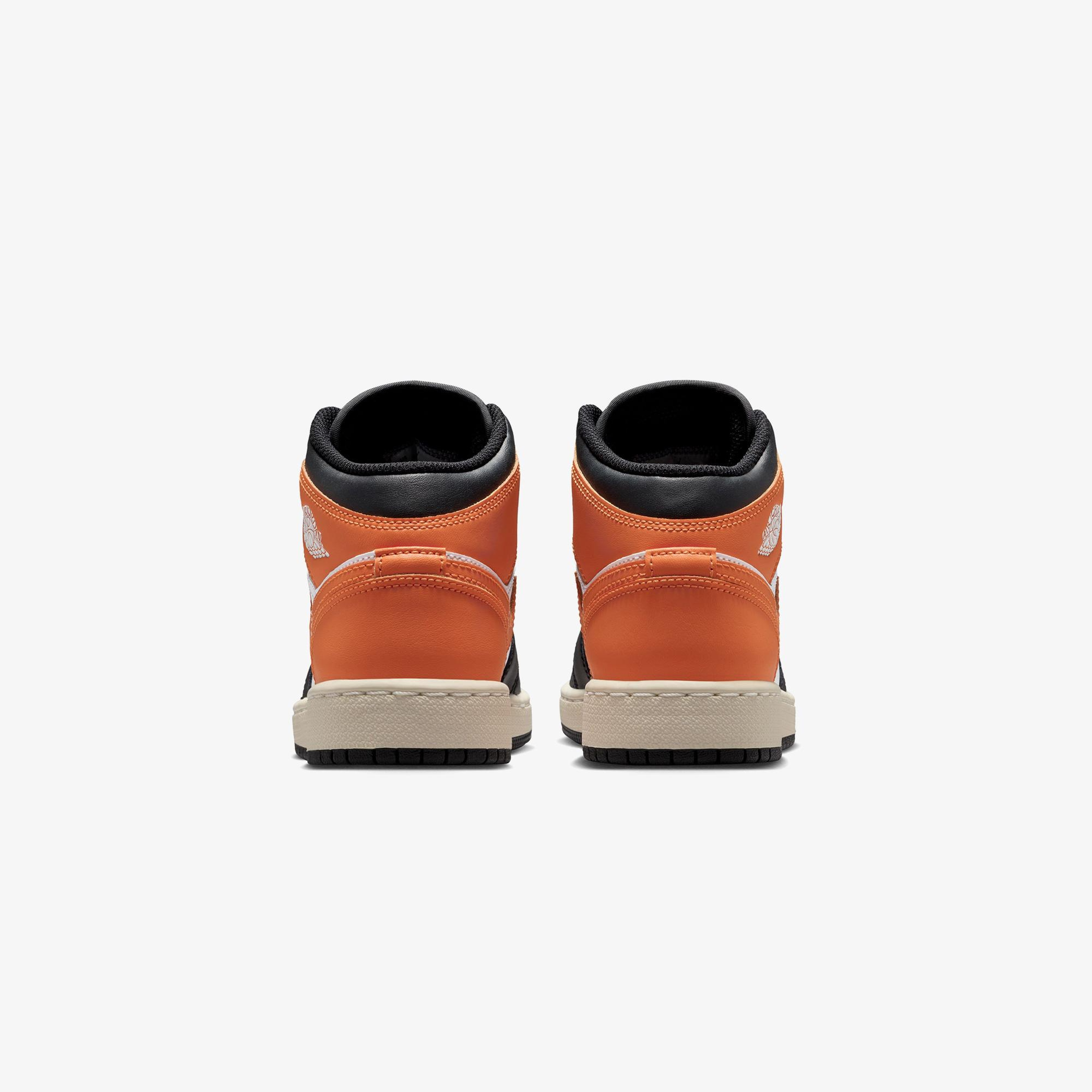 Jordan Air 1 Mid Turuncu Spor Ayakkabı