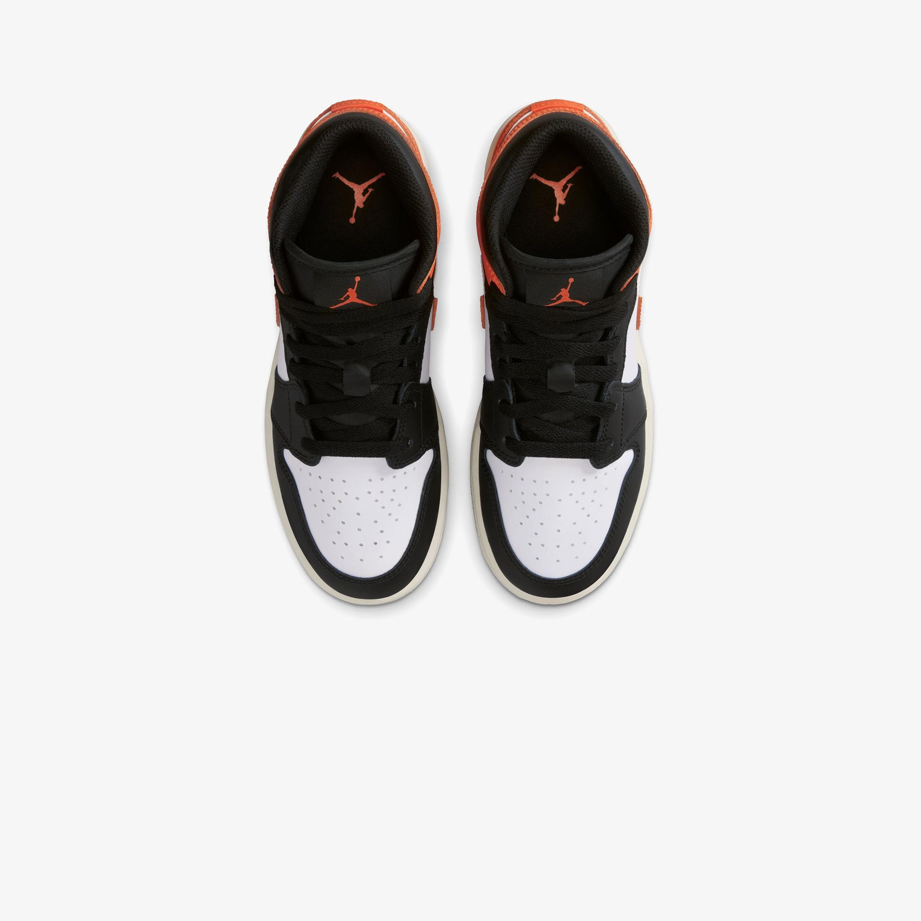 Jordan Air 1 Mid Turuncu Spor Ayakkabı
