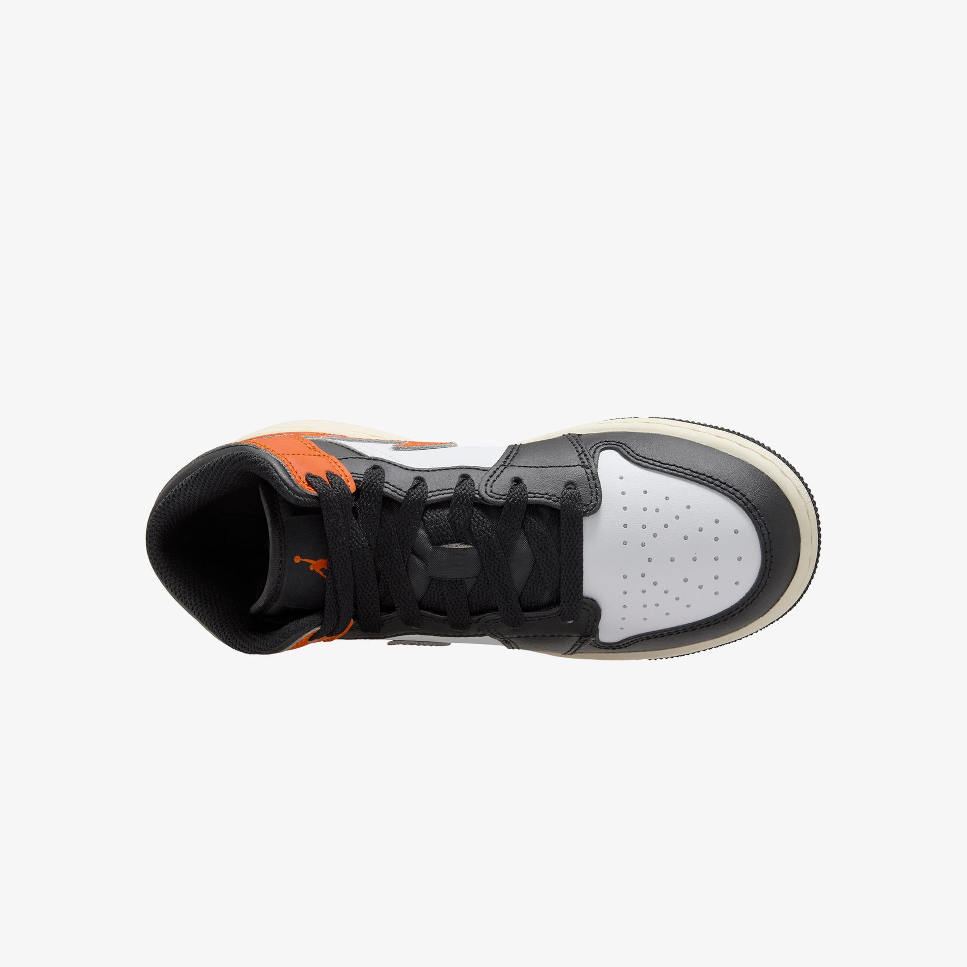 Jordan Air 1 Mid Turuncu Spor Ayakkabı