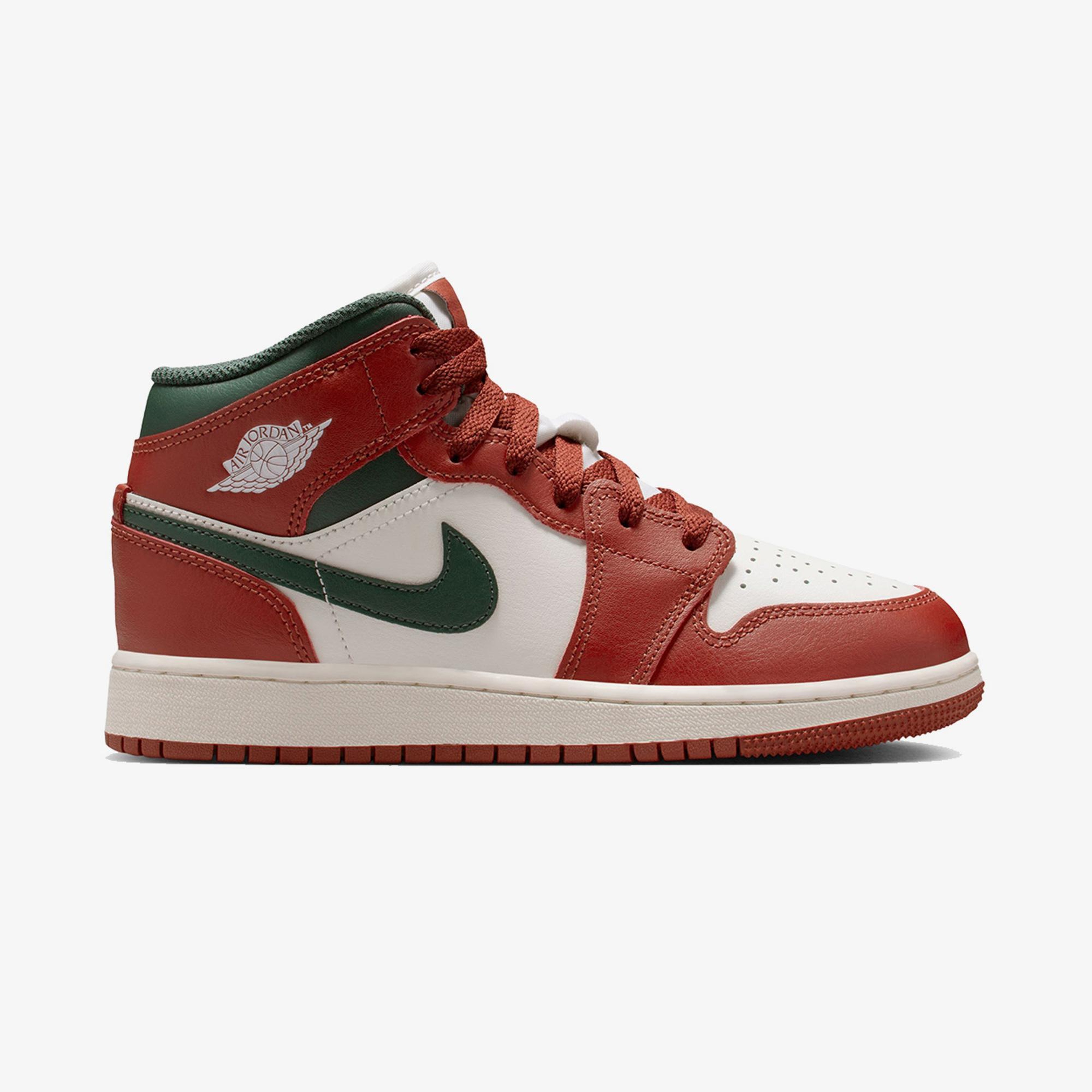Jordan Air 1 Mid Kırmızı Spor Ayakkabı