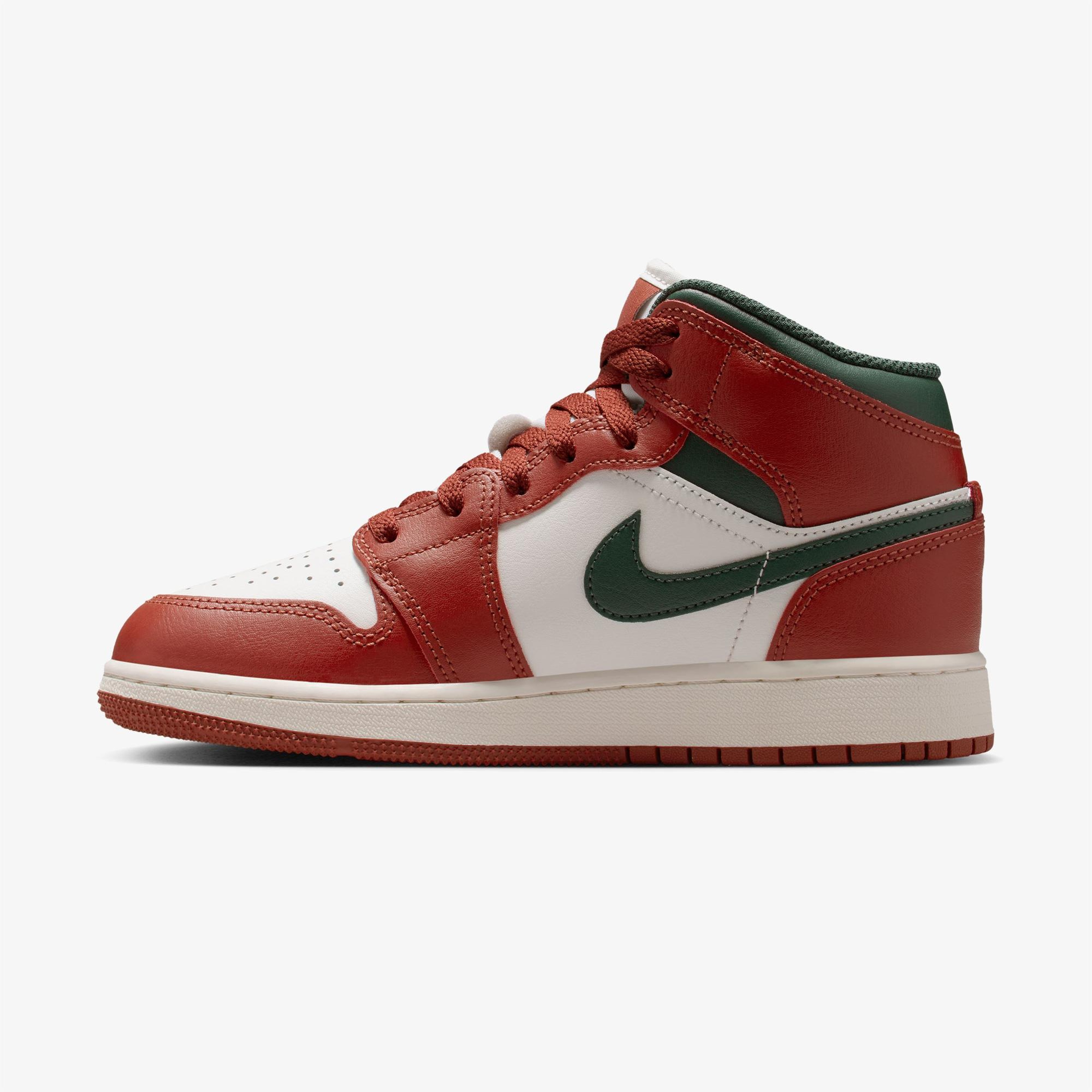 Jordan Air 1 Mid Kırmızı Spor Ayakkabı
