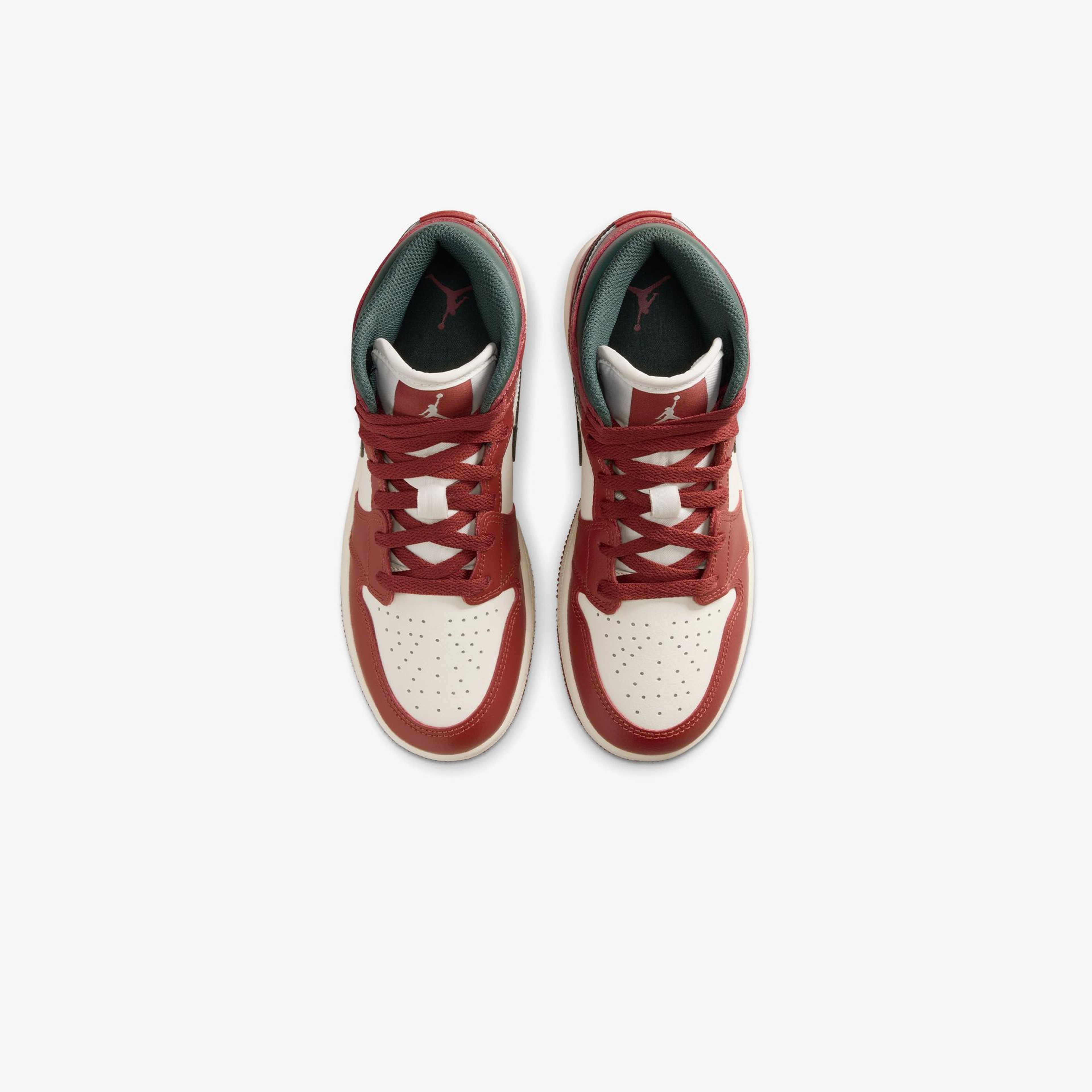 Jordan Air 1 Mid Kırmızı Spor Ayakkabı