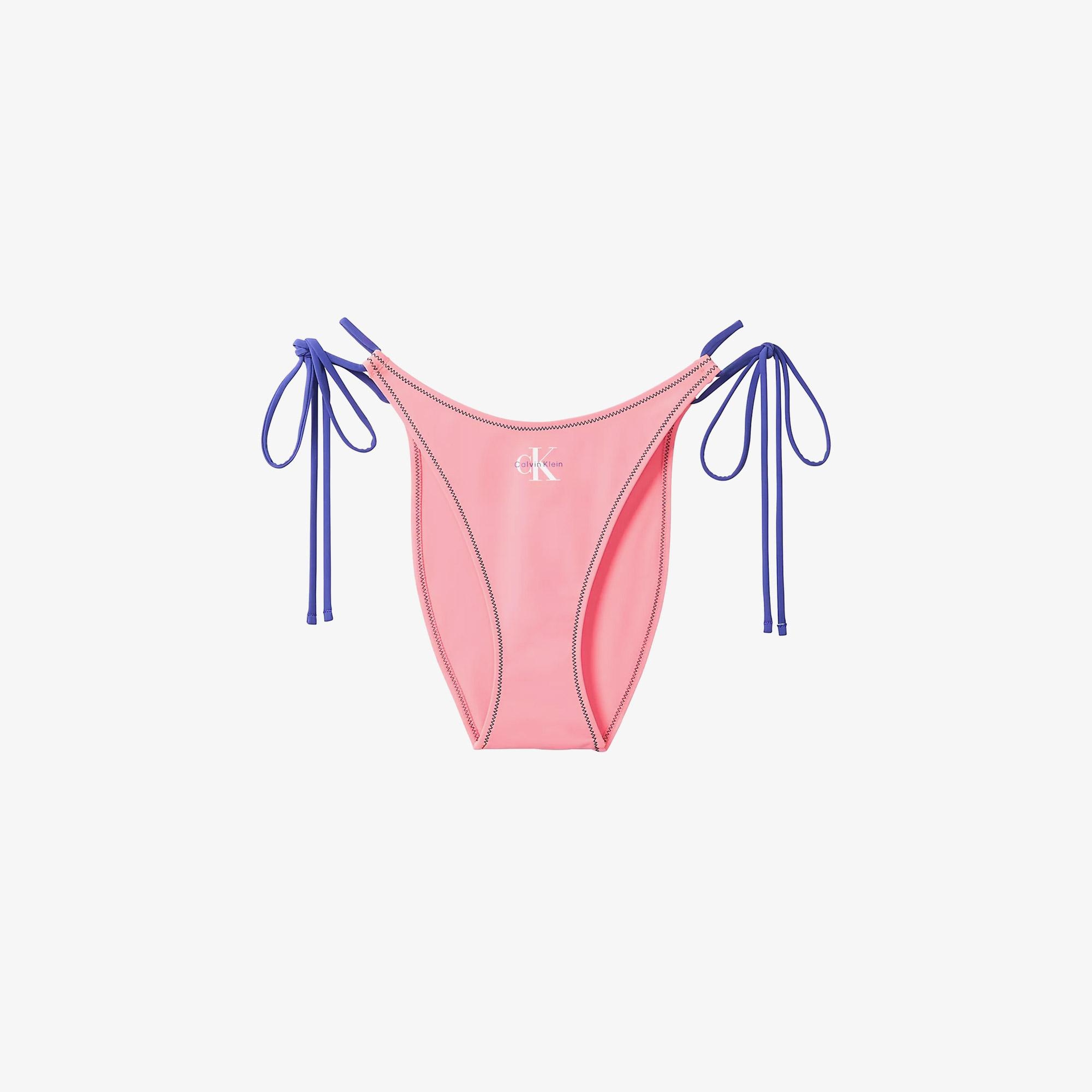 Calvin Klein Side Tie Kadın Pembe Bikini Altı