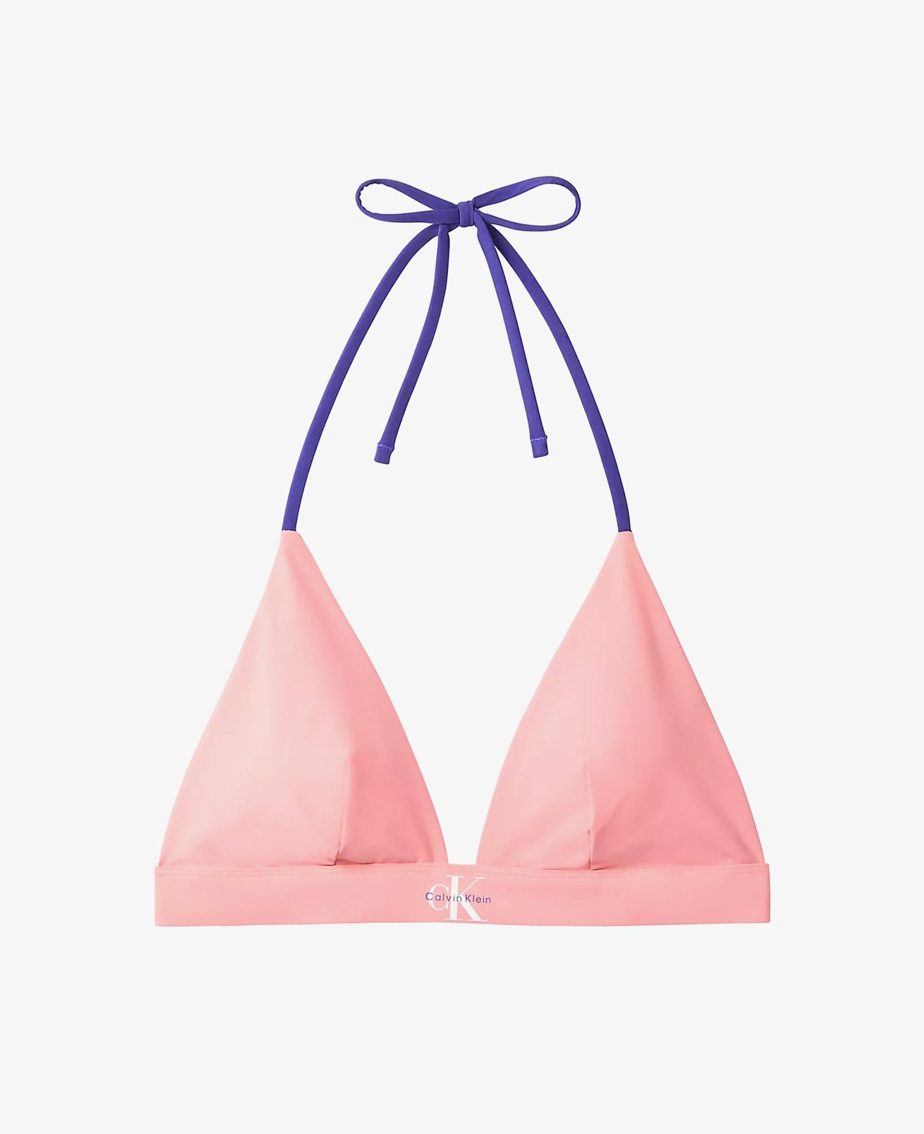 Calvin Klein Triangle Kadın Pembe Bikini Üstü