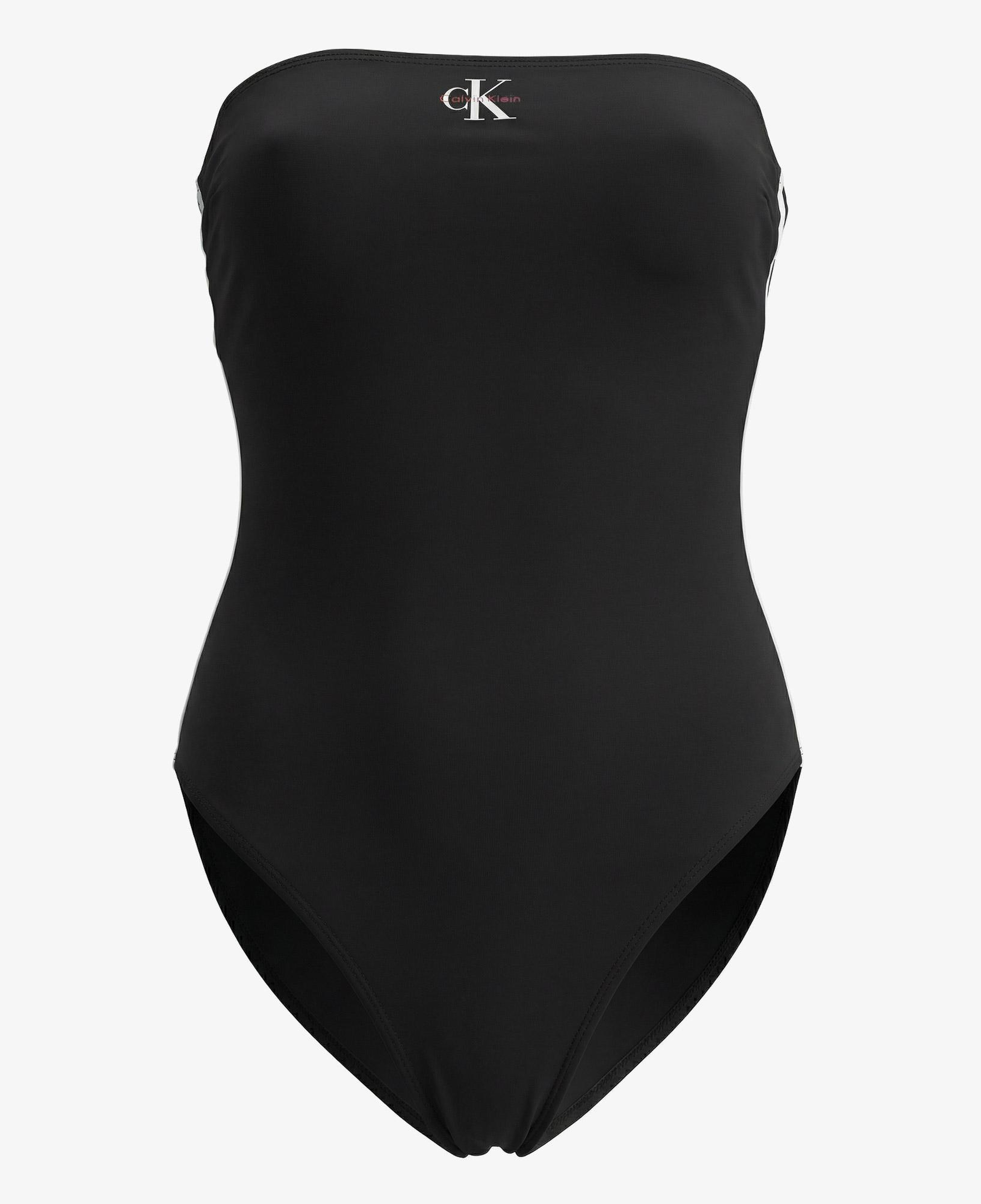 Calvin Klein Strapless One Piece Kadın Siyah Mayo