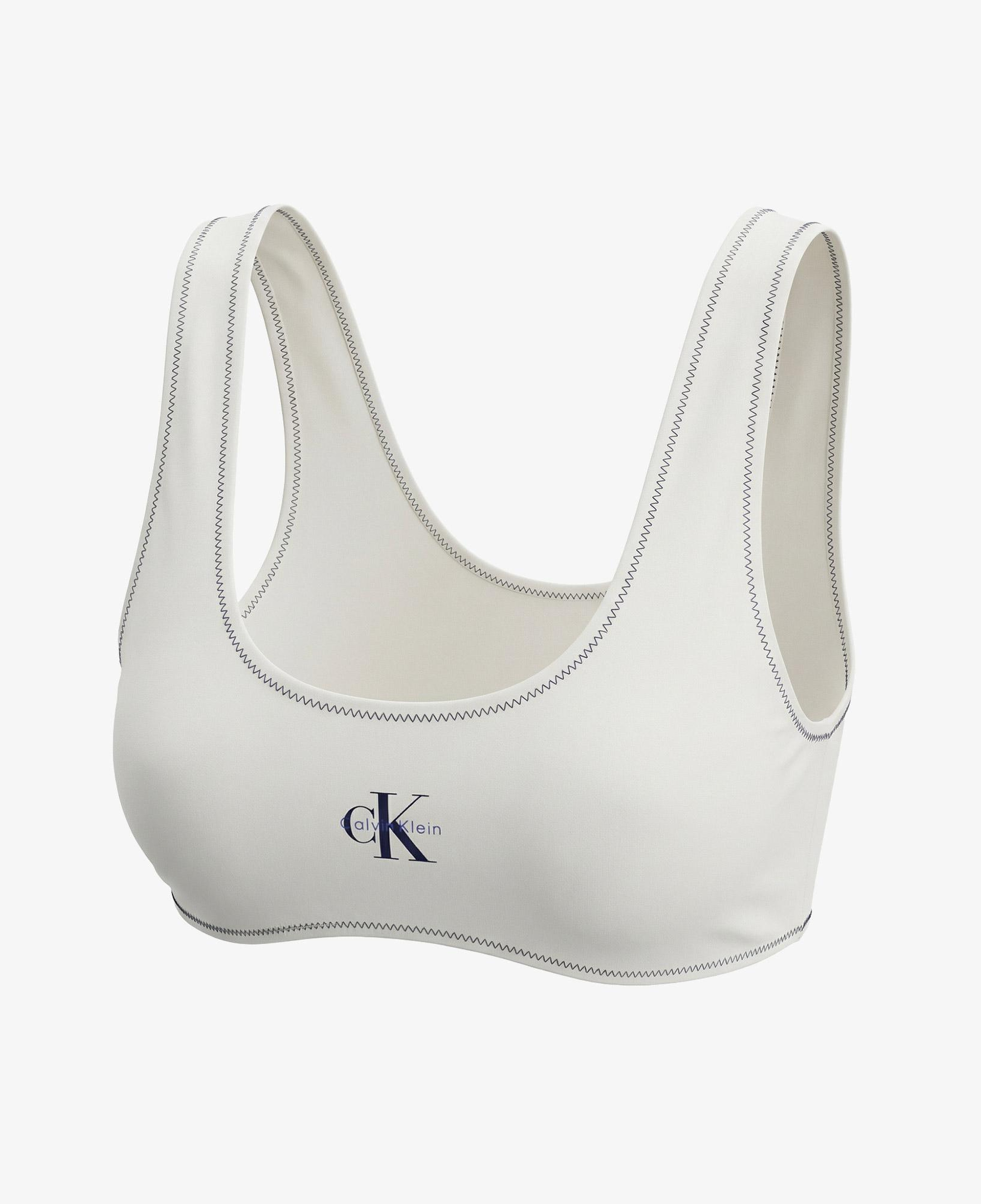 Calvin Klein Spor Sütyenilette Kadın Beyaz Bikini Üstü