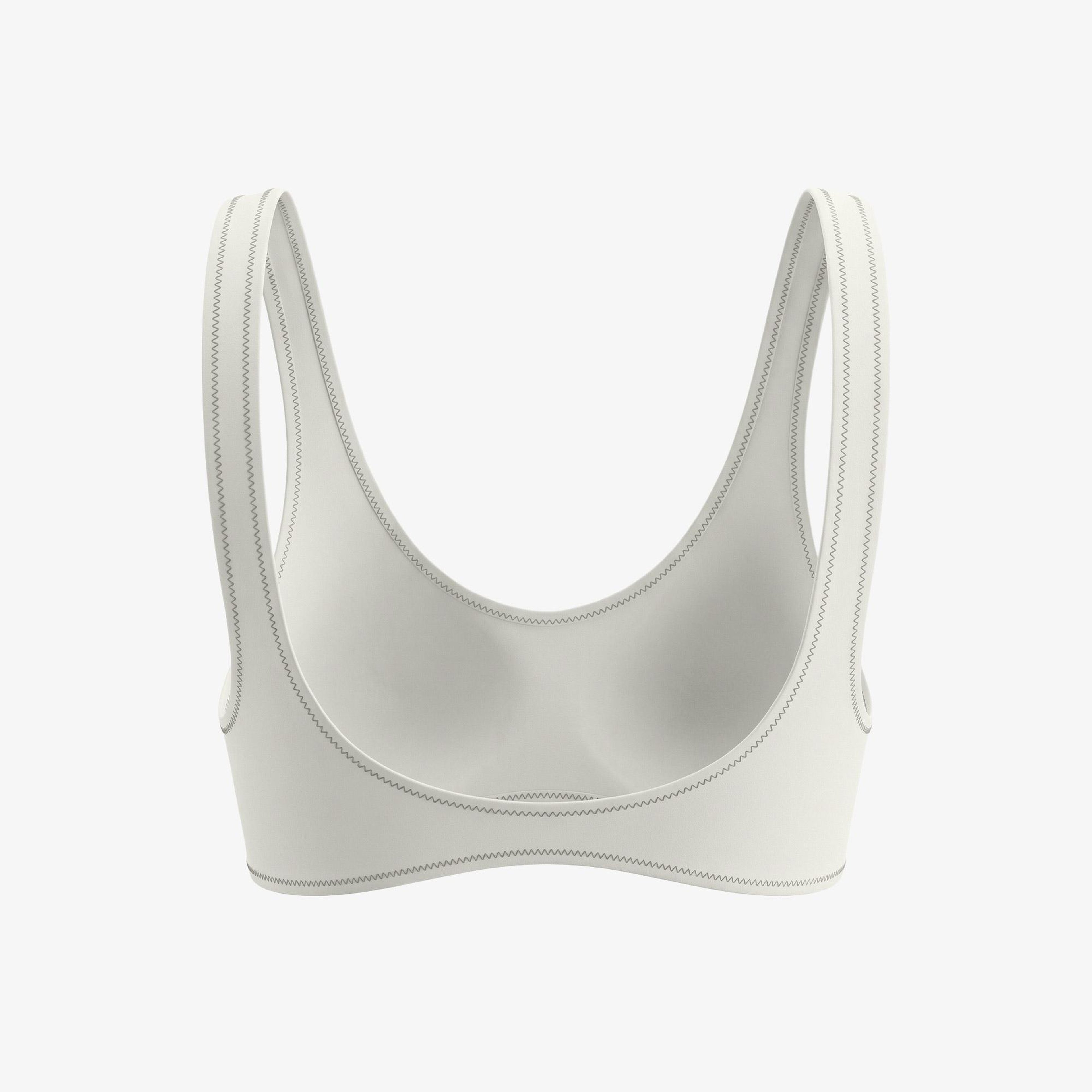 Calvin Klein Spor Sütyenilette Kadın Beyaz Bikini Üstü