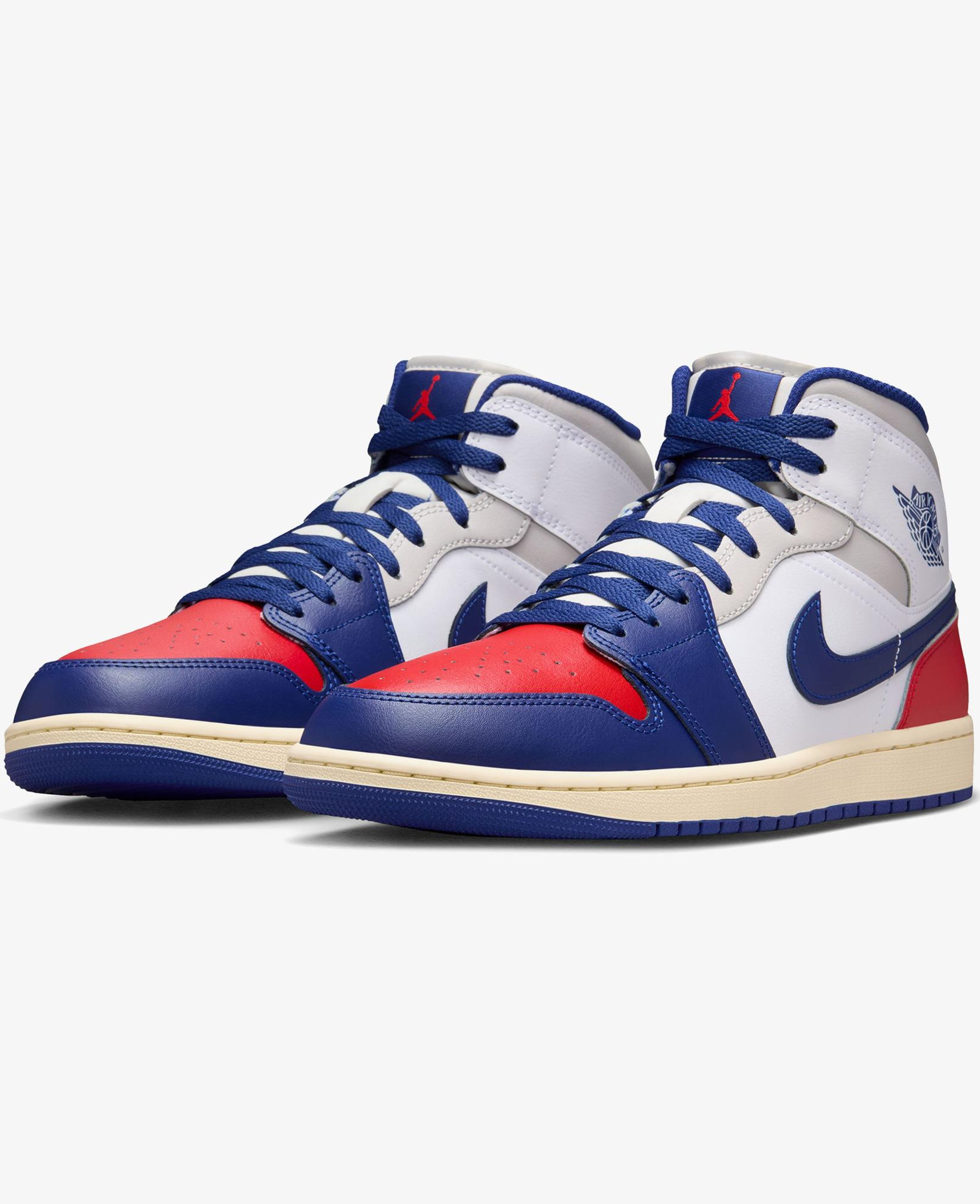 Jordan Air 1 Mid Erkek Renkli Spor Ayakkabı