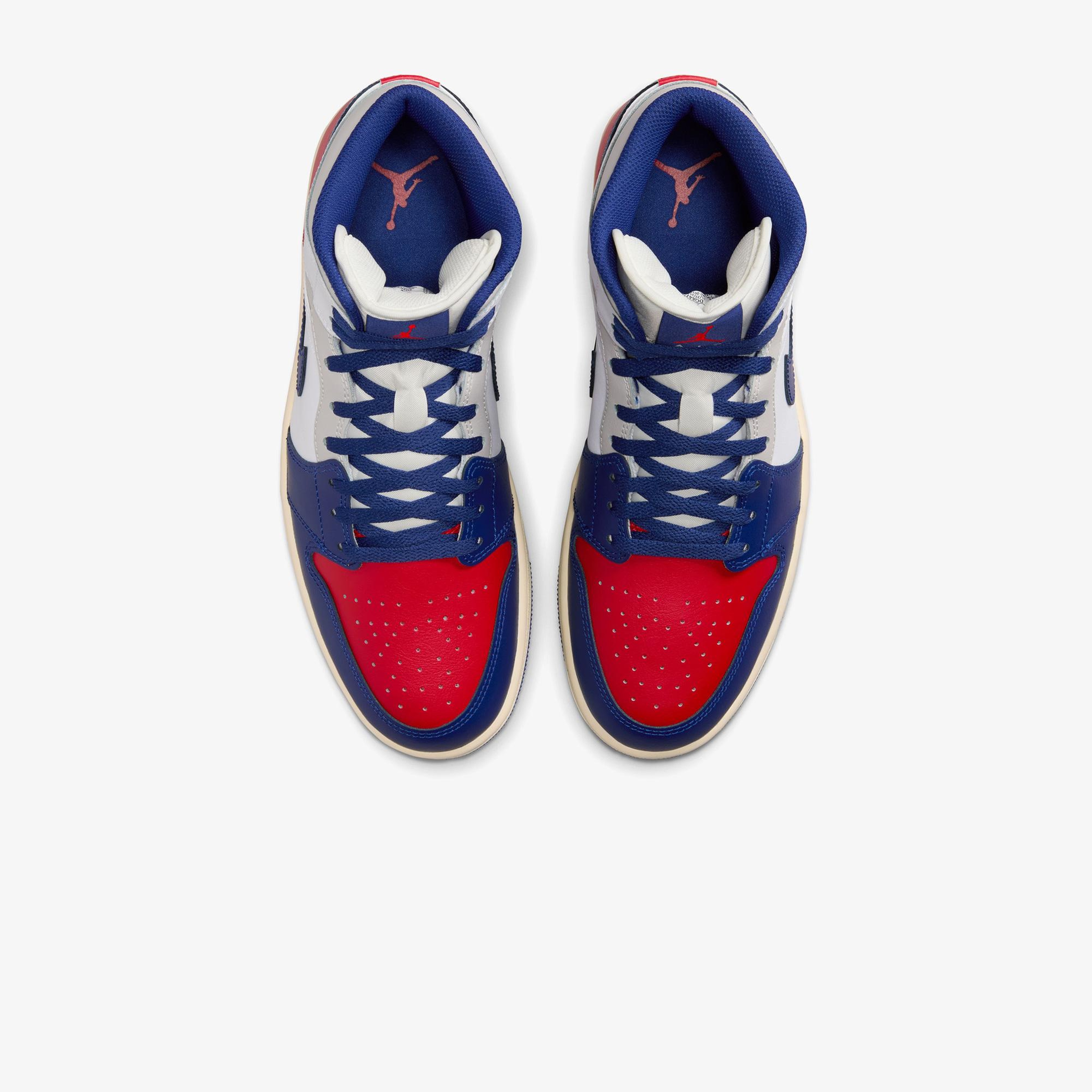 Jordan Air 1 Mid Erkek Renkli Spor Ayakkabı
