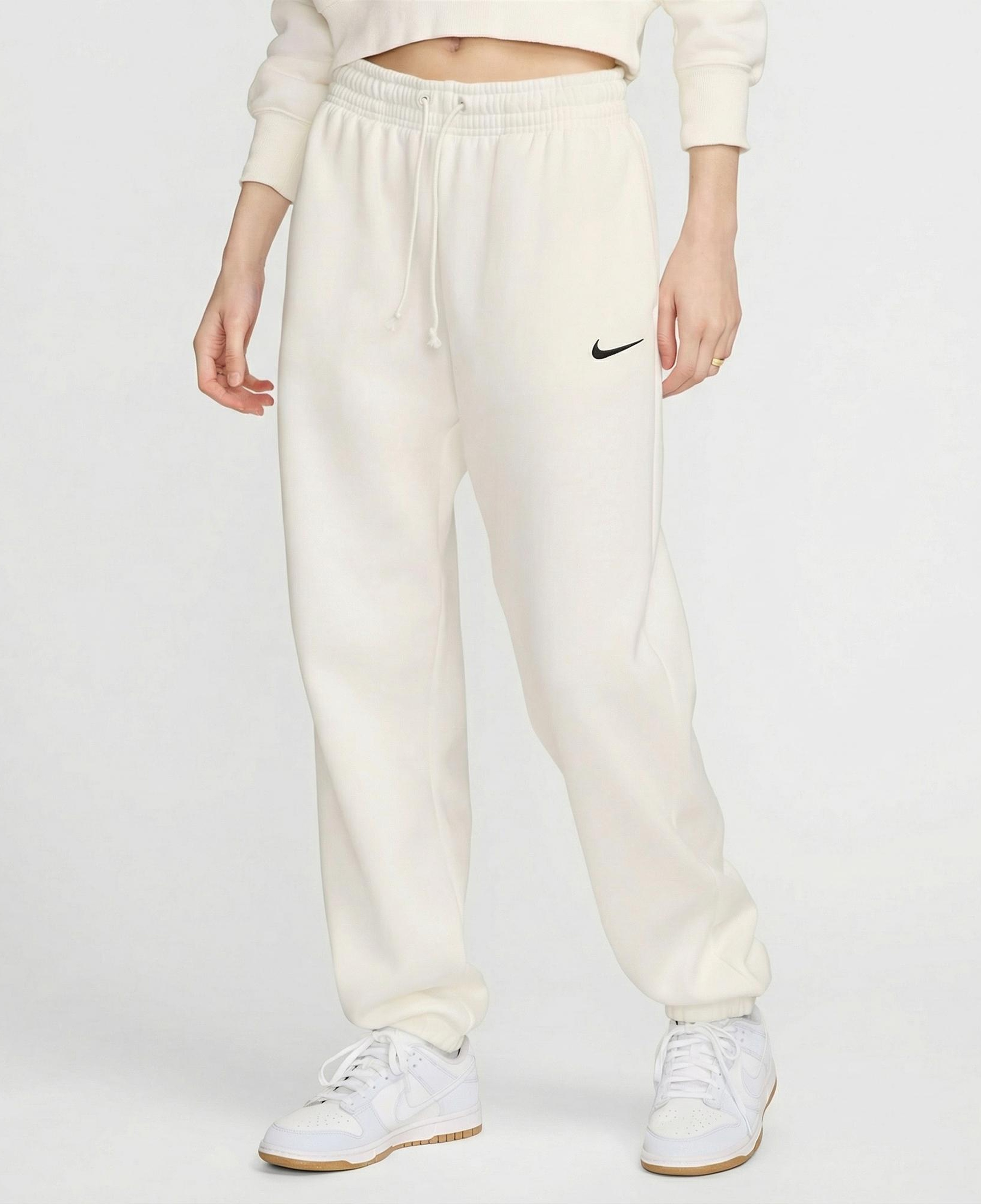Nike Sportswear Phoenix Fleece Kadın Beyaz Eşofman Altı