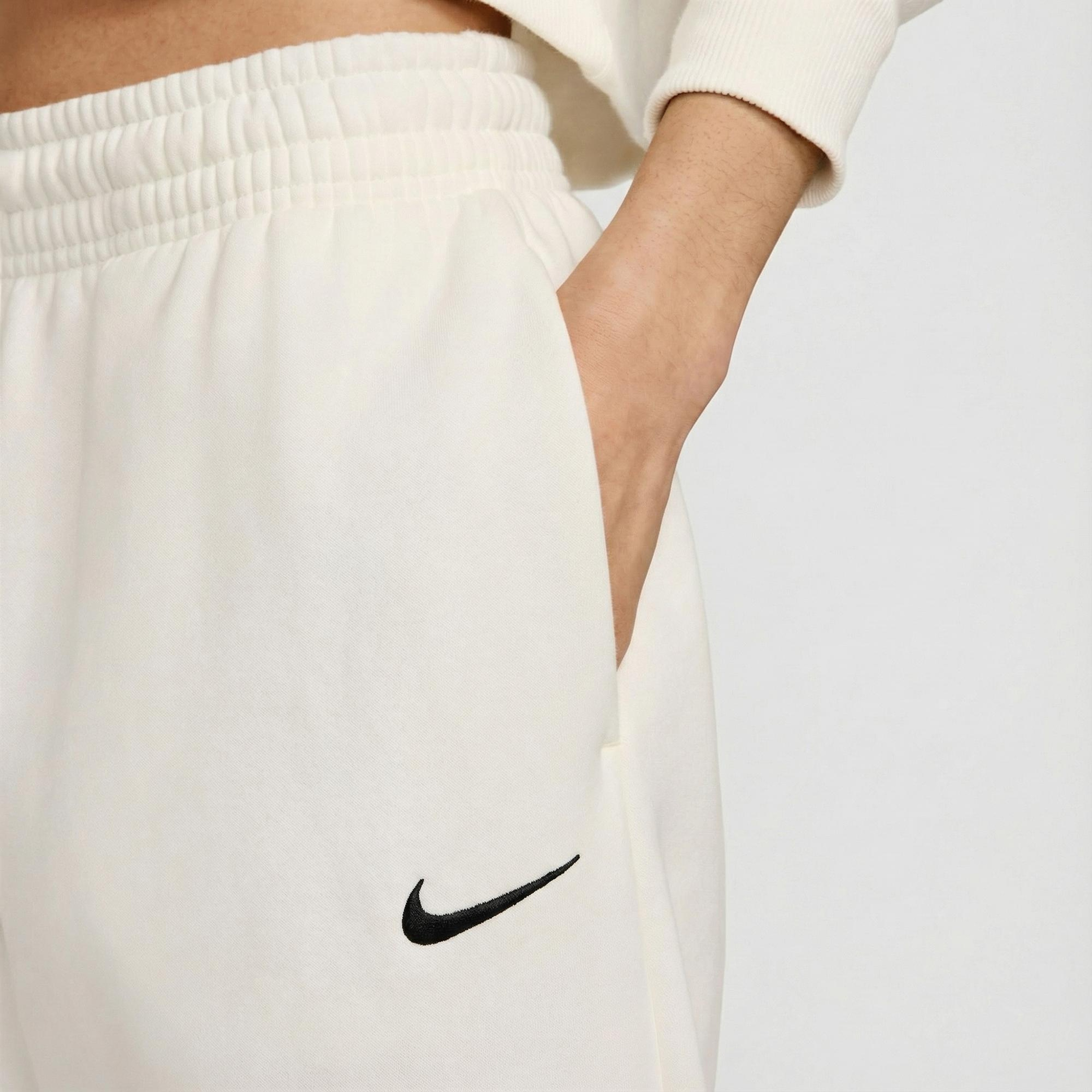 Nike Sportswear Phoenix Fleece Kadın Beyaz Eşofman Altı
