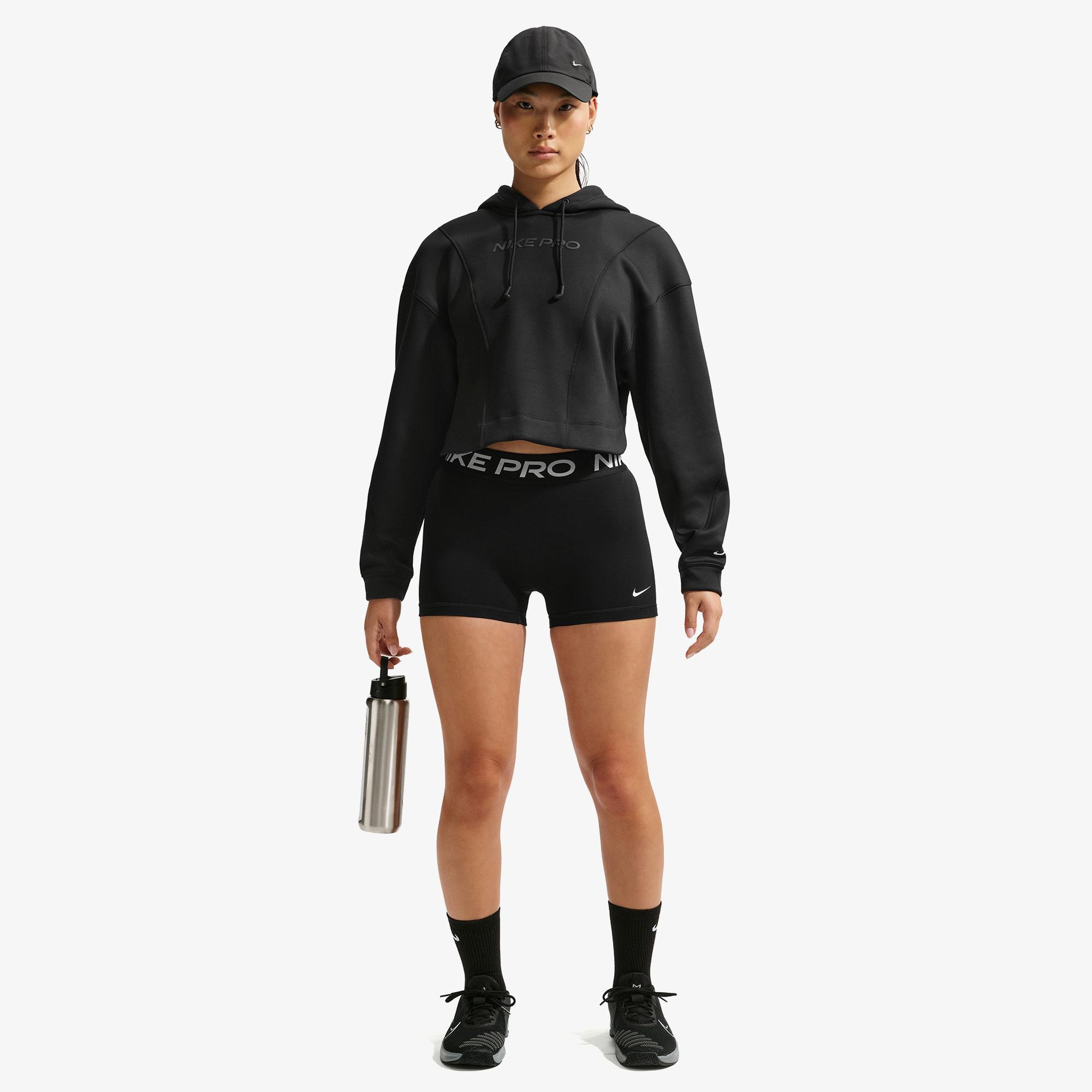 Nike Pro Dri-Fit 365 8 cm Kadın Siyah Kısa Tayt