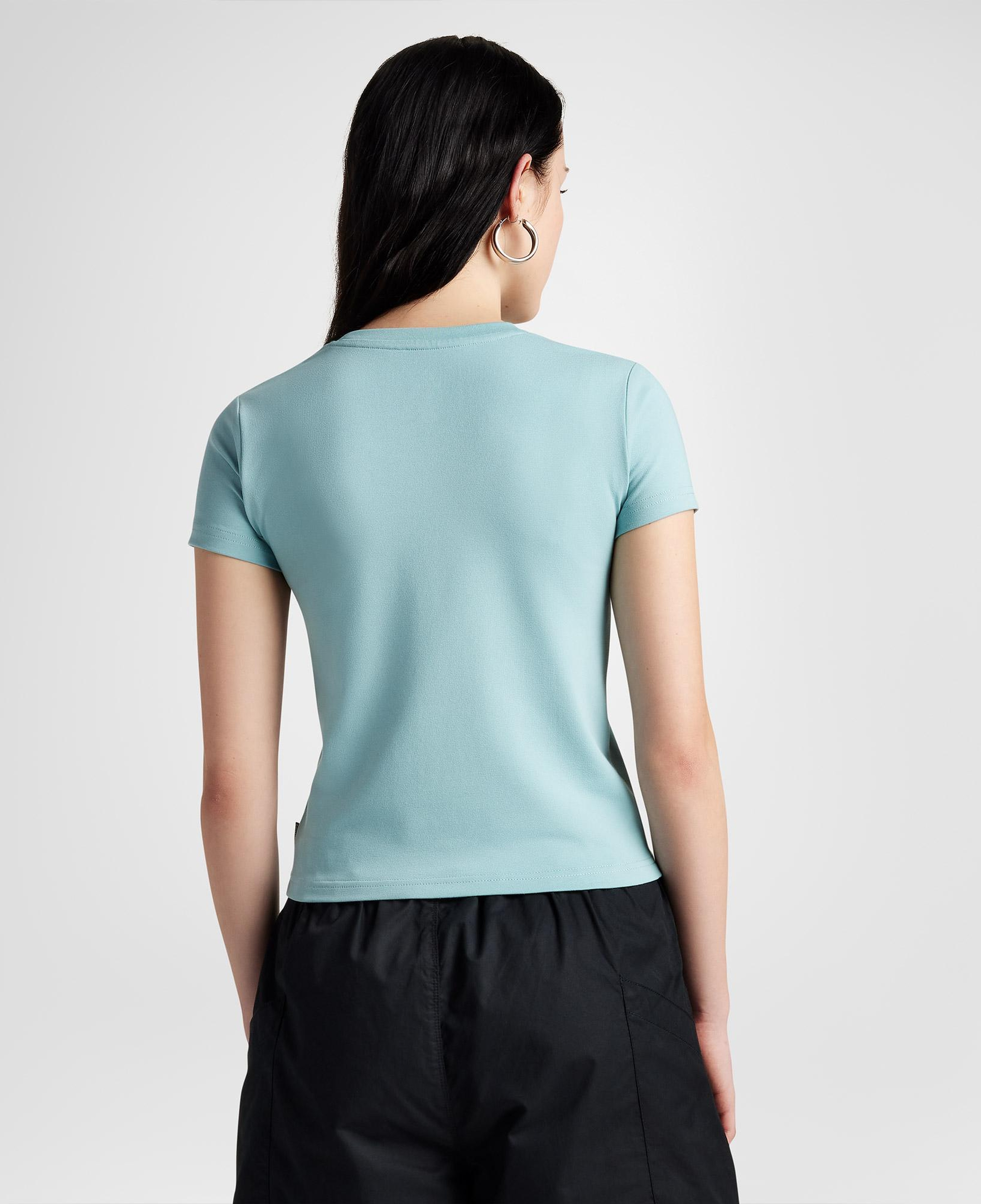 Converse Slim Fit Kadın Açık Mavi T-Shirt