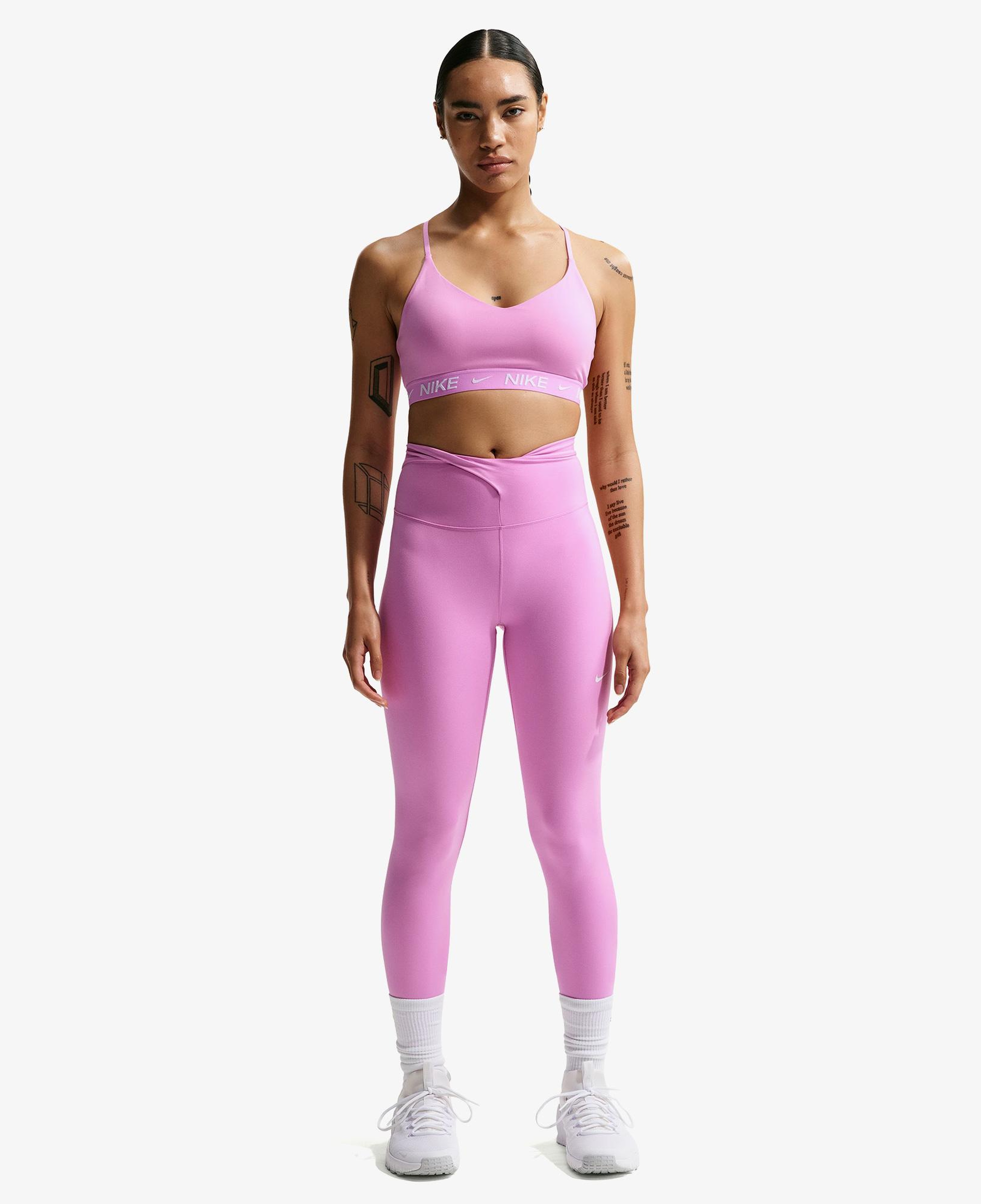 Nike Dri-Fit Indy Light Support Kadın Pembe Bra