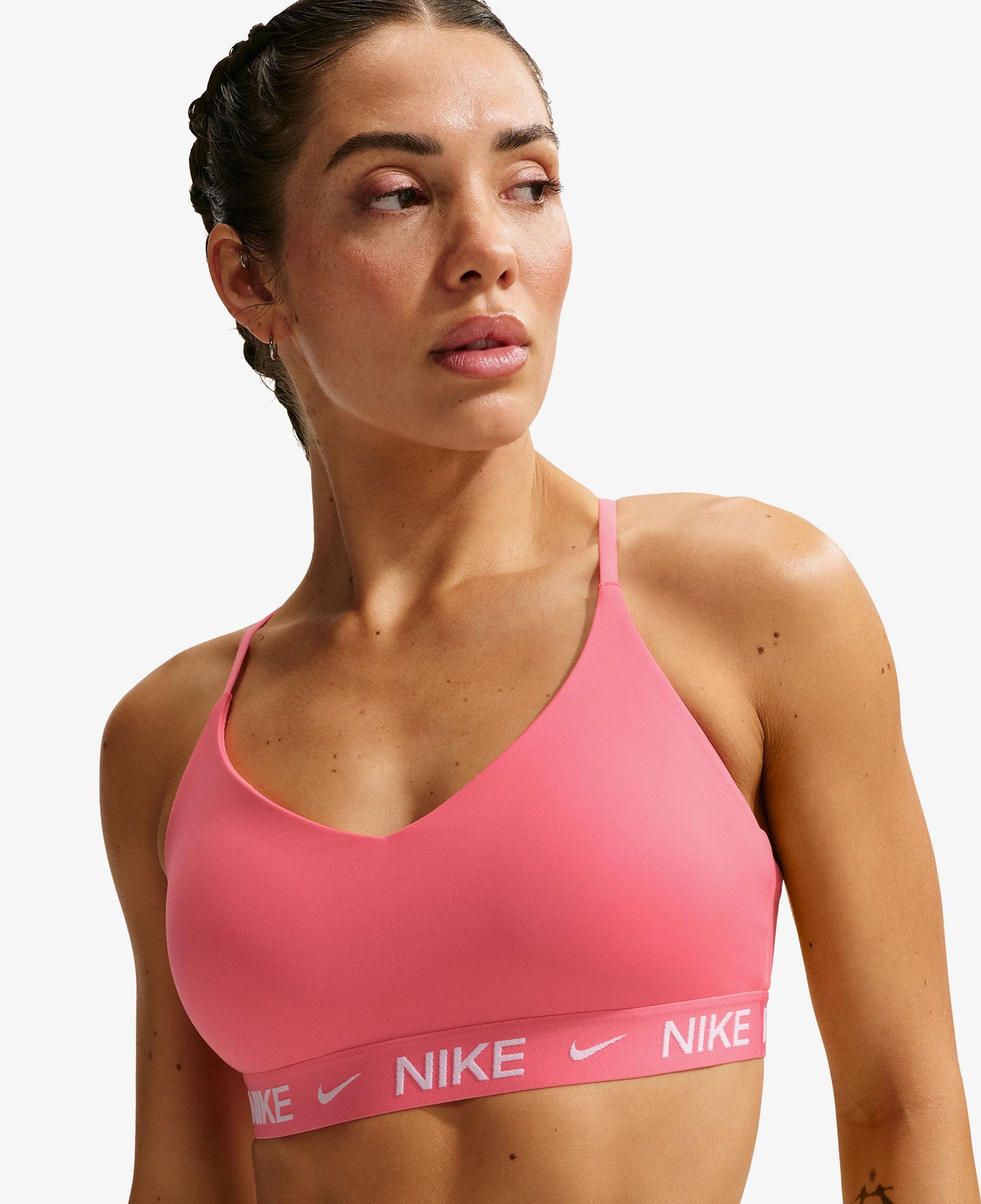 Nike Dri-Fit Indy Light Support Kadın Pembe Bra
