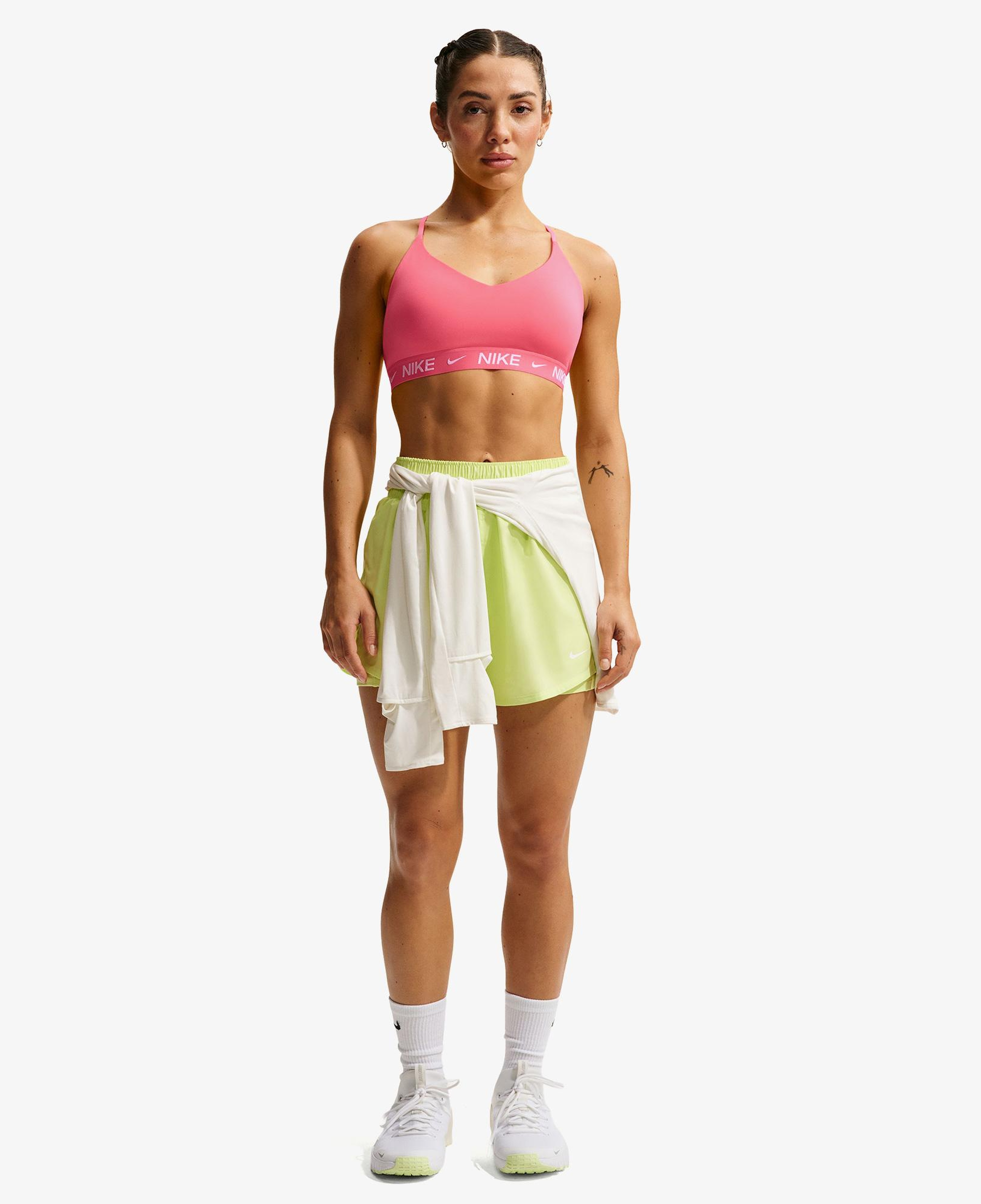 Nike Dri-Fit Indy Light Support Kadın Pembe Bra