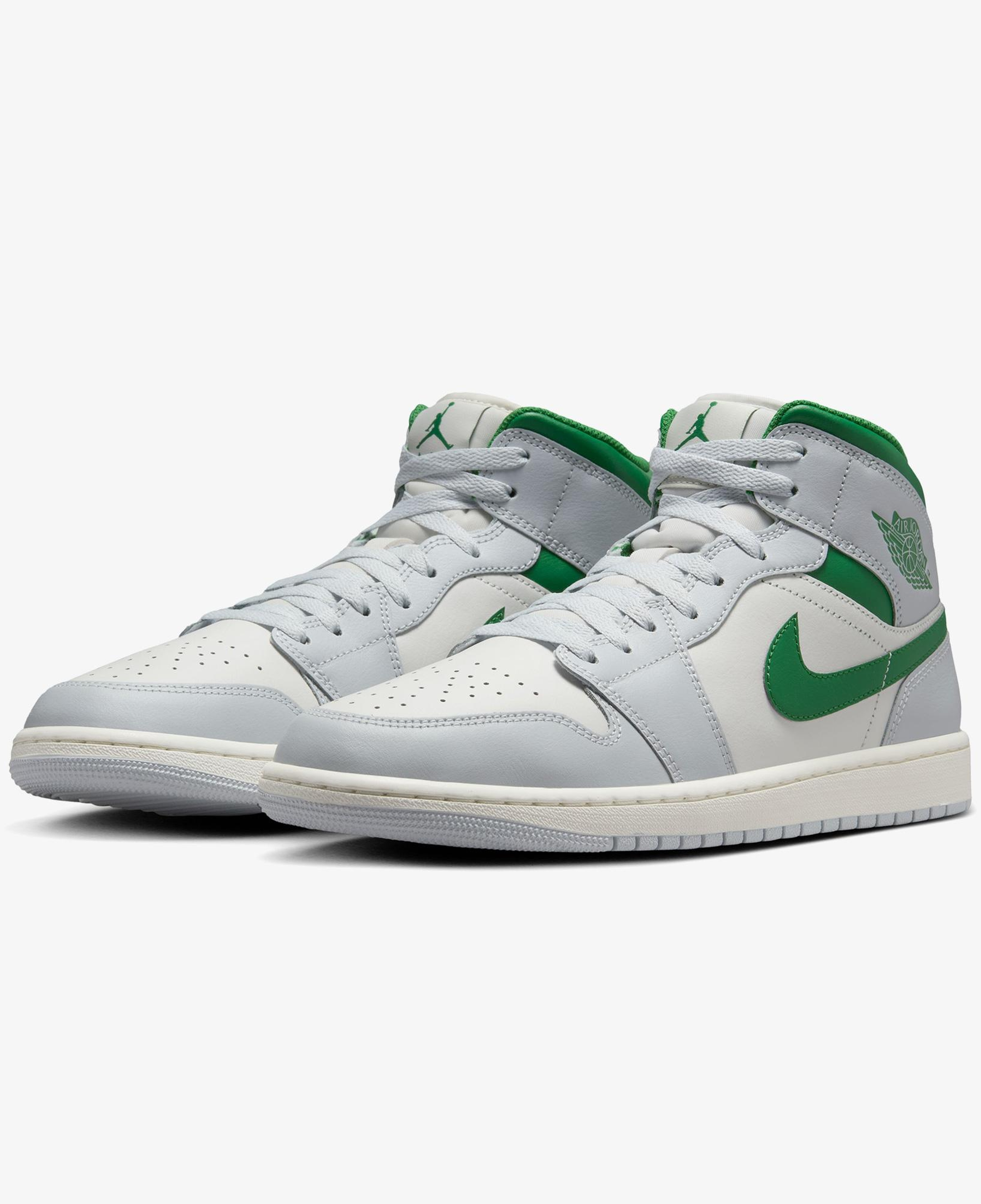 Jordan Air 1 Mid Erkek Beyaz Spor Ayakkabı