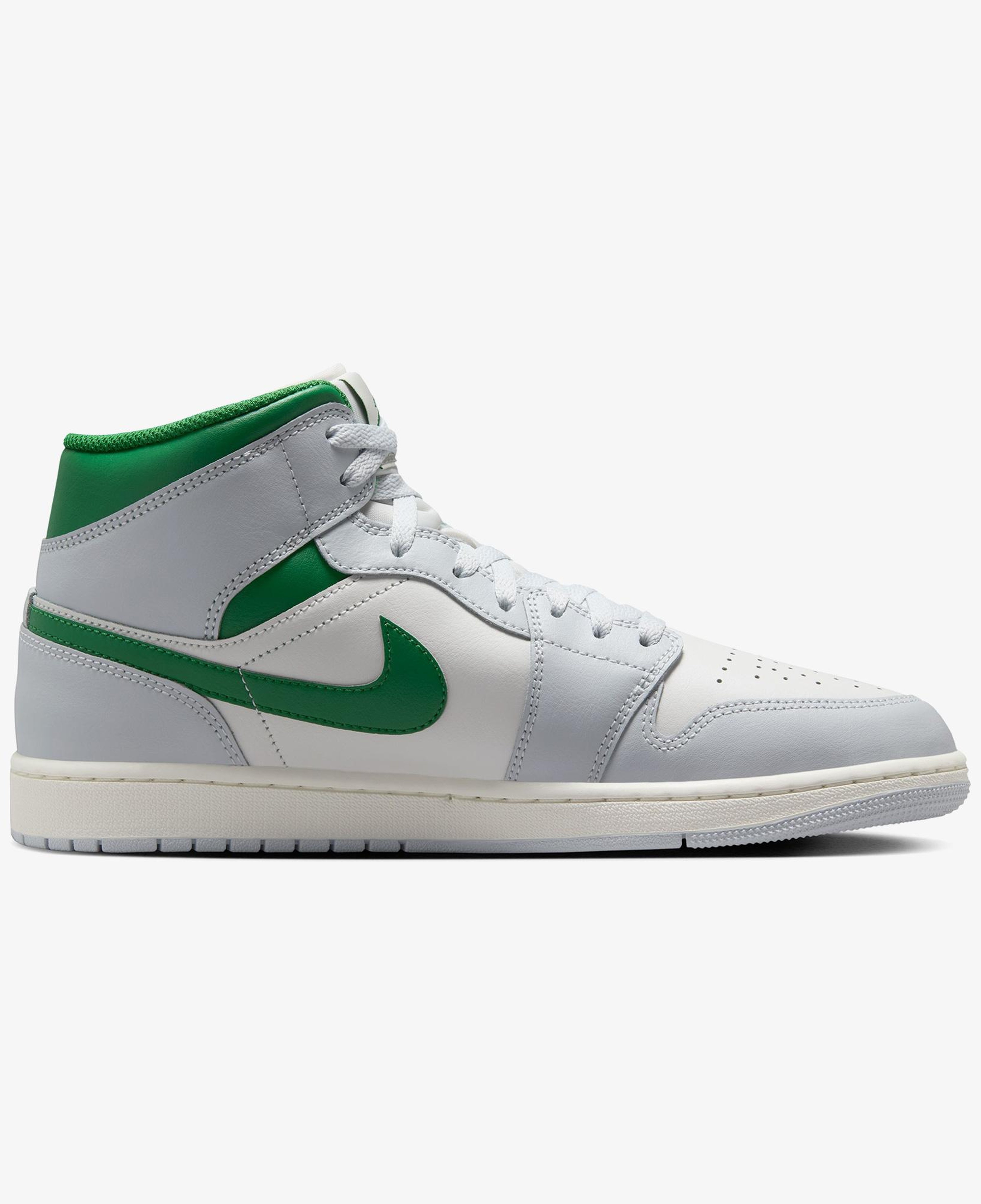 Jordan Air 1 Mid Erkek Beyaz Spor Ayakkabı
