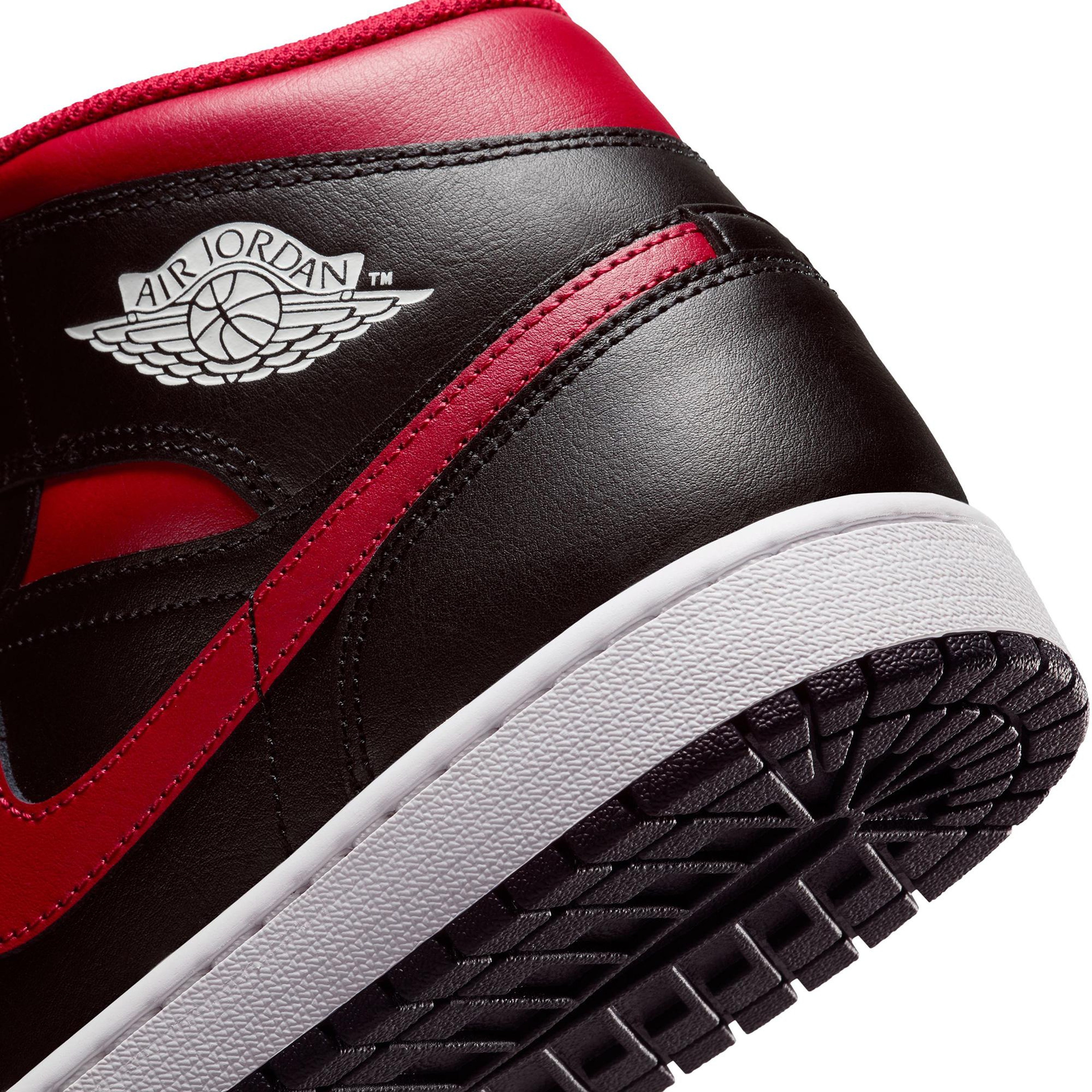 Jordan Air 1 Mid Erkek Siyah Spor Ayakkabı