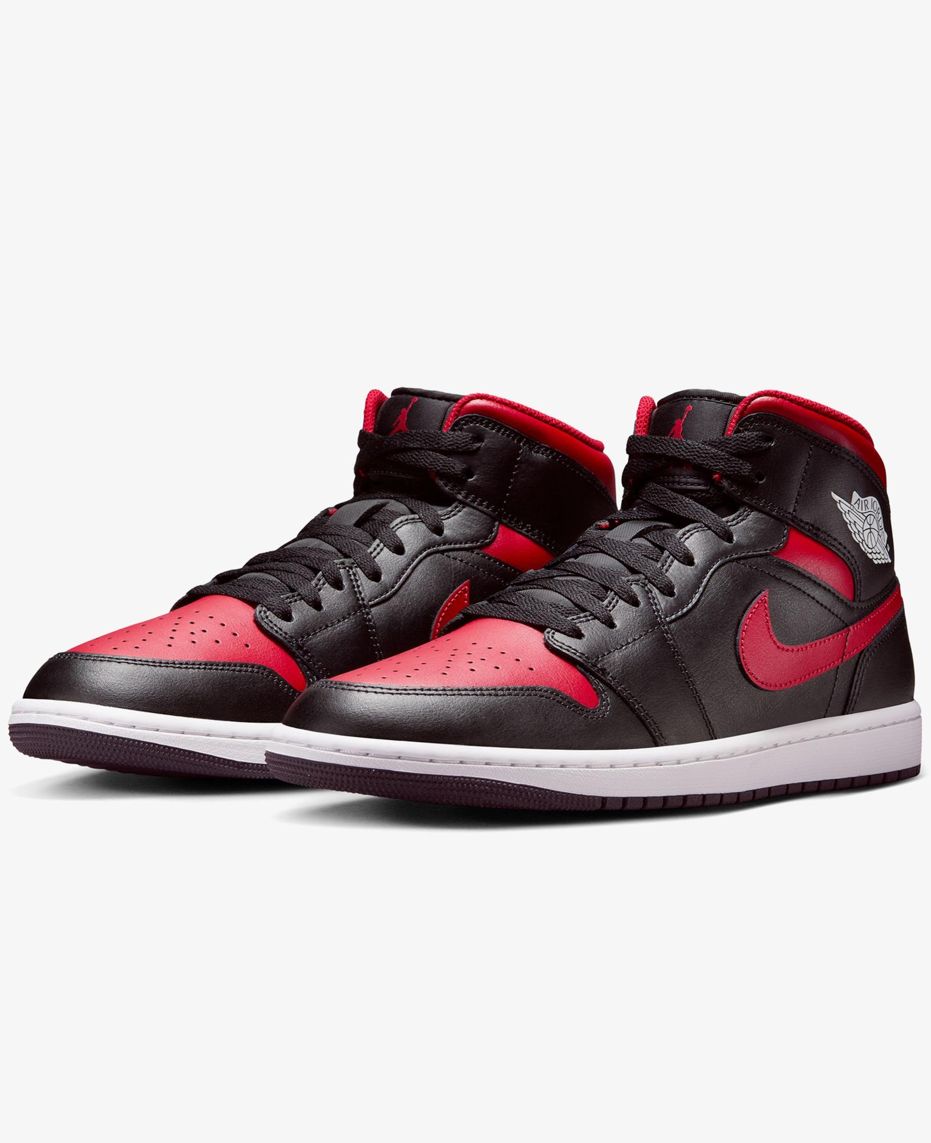 Jordan Air 1 Mid Erkek Siyah Spor Ayakkabı