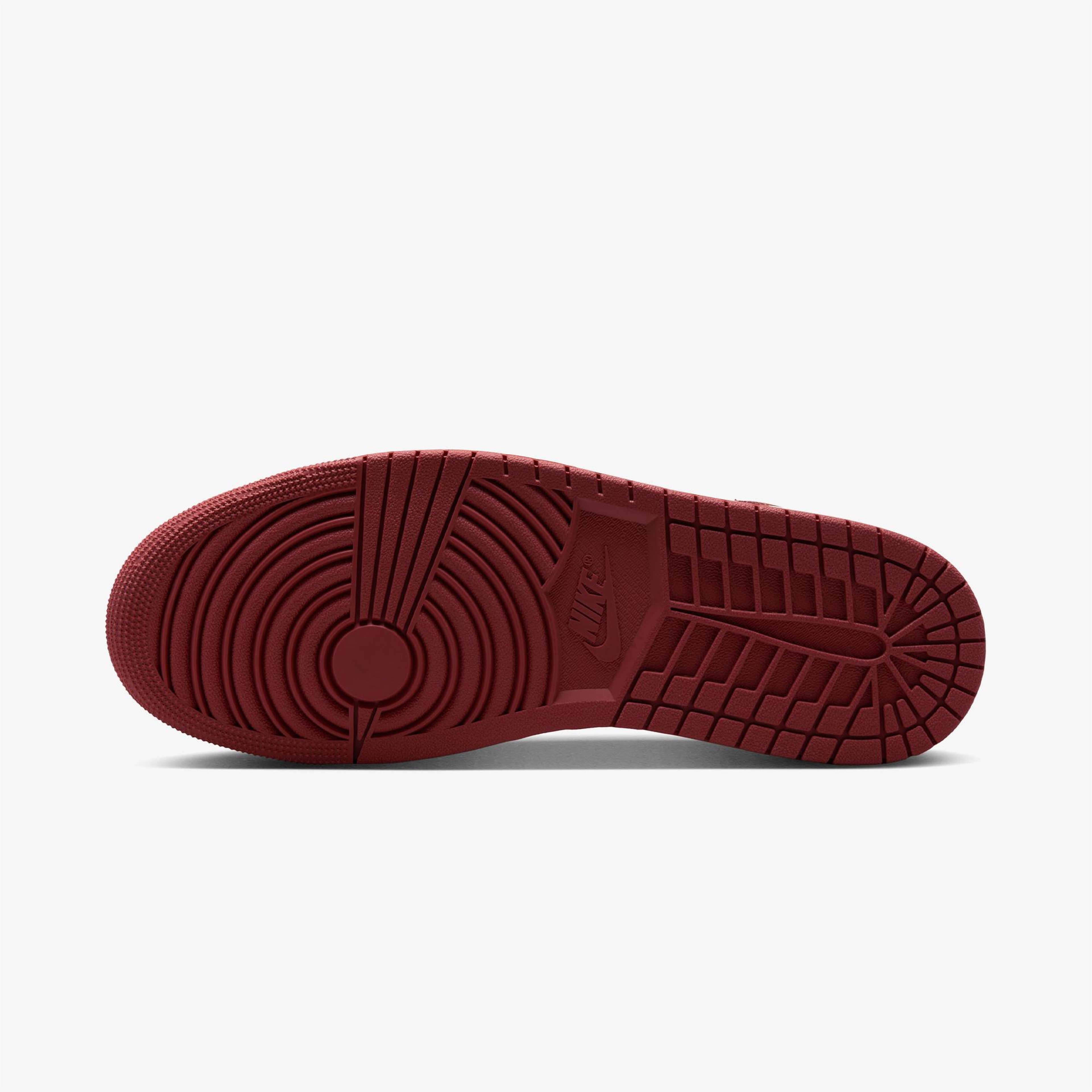 Jordan Air 1 Mid Erkek Kırmızı Spor Ayakkabı